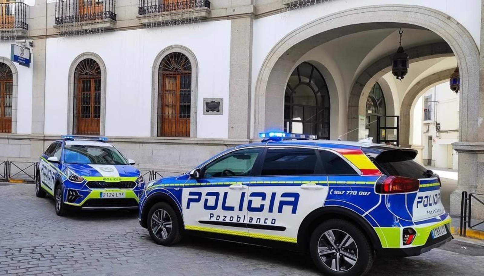 Patrullas de la Policía Local de Pozoblanco.