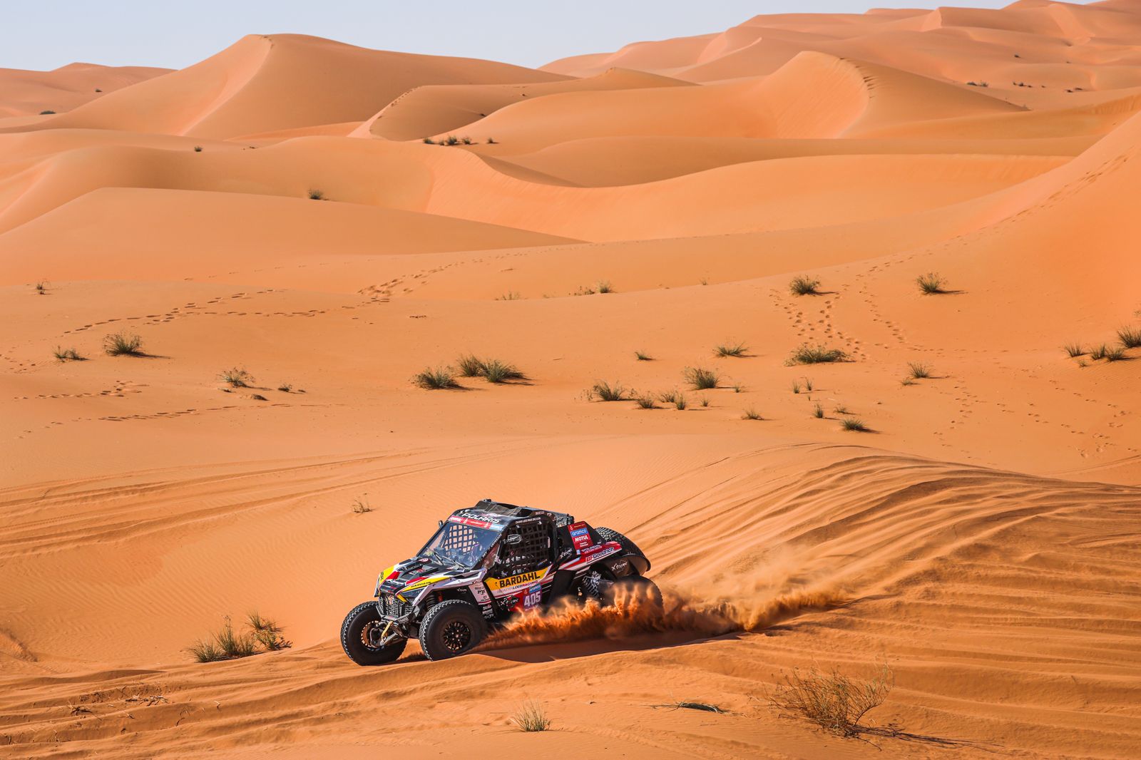 Las mejores fotos del Dakar por las dunas