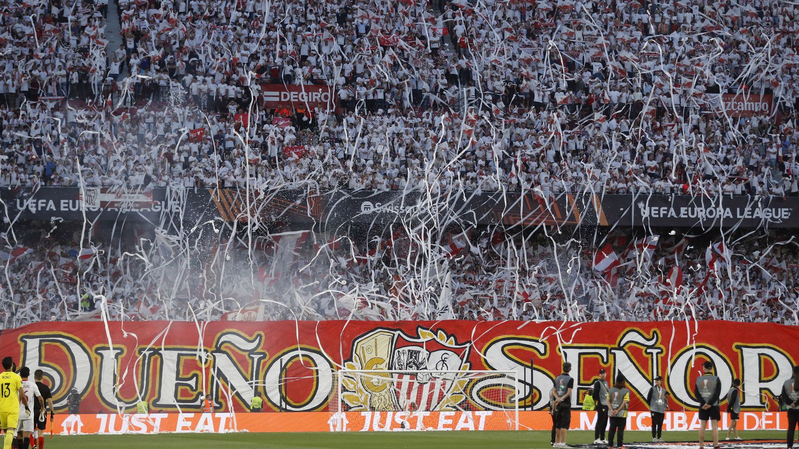 Las fotos del Sevilla-Manchester
