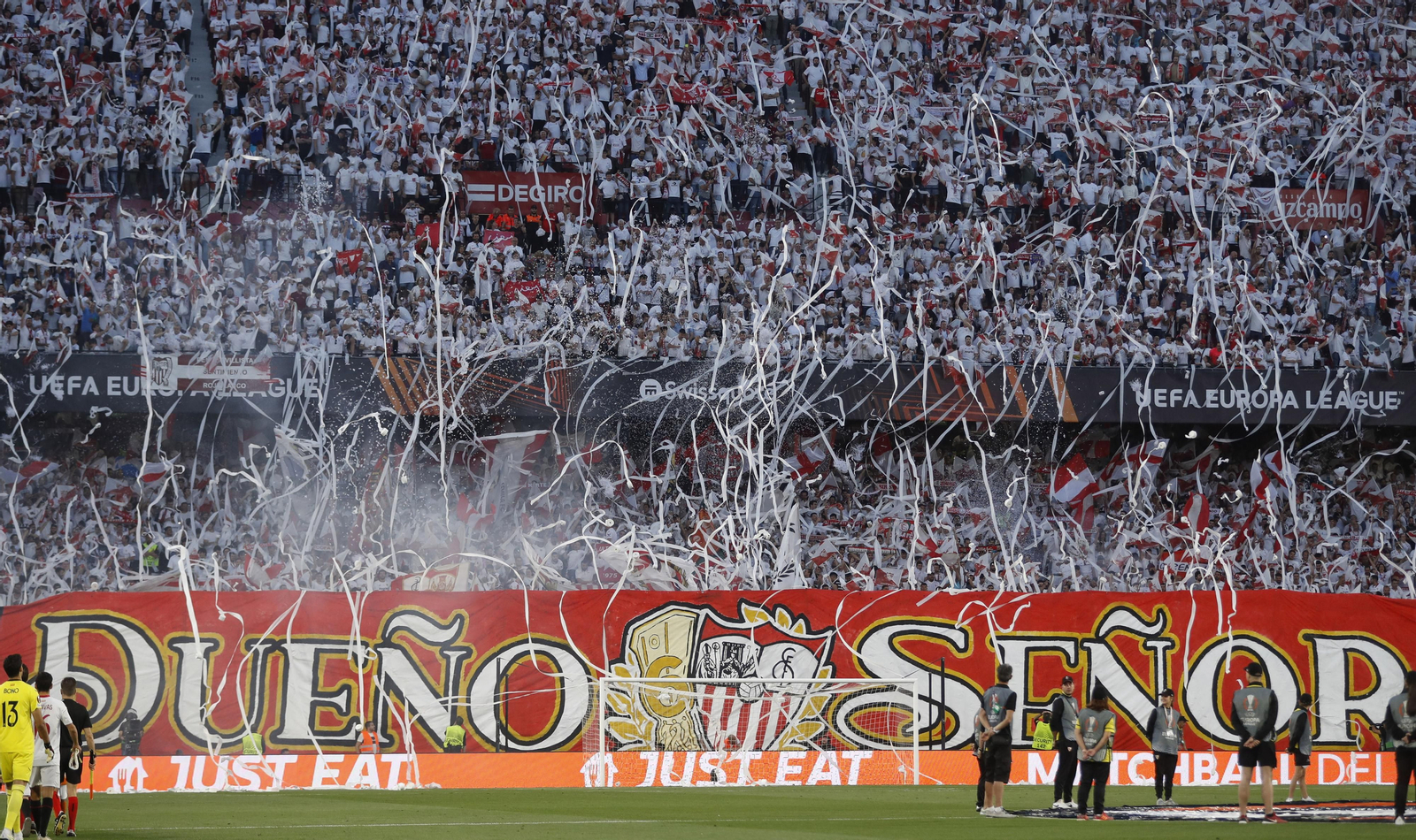 Las fotos del Sevilla-Manchester