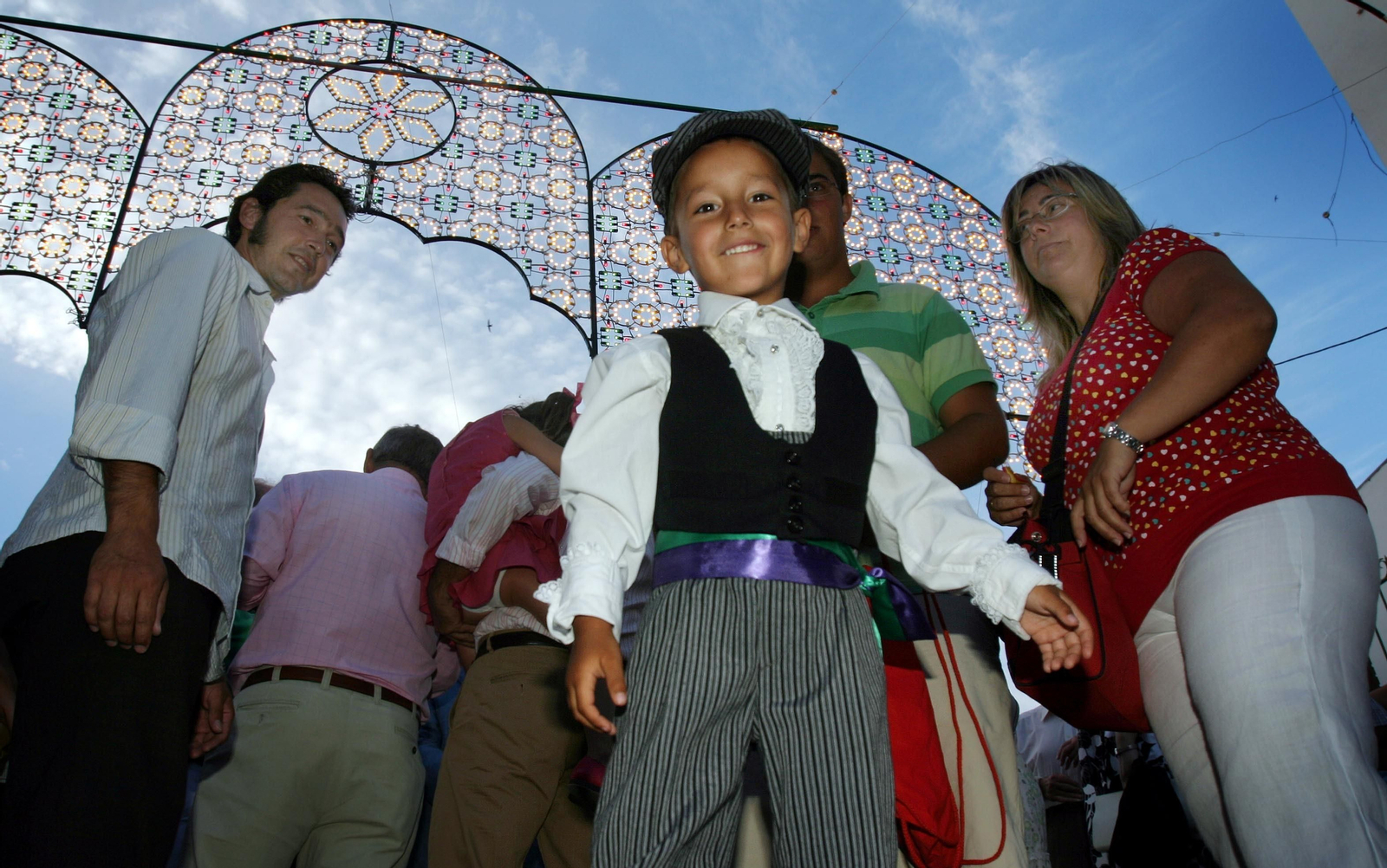 Una de las imágenes de la Feria de El Palo hace unos años