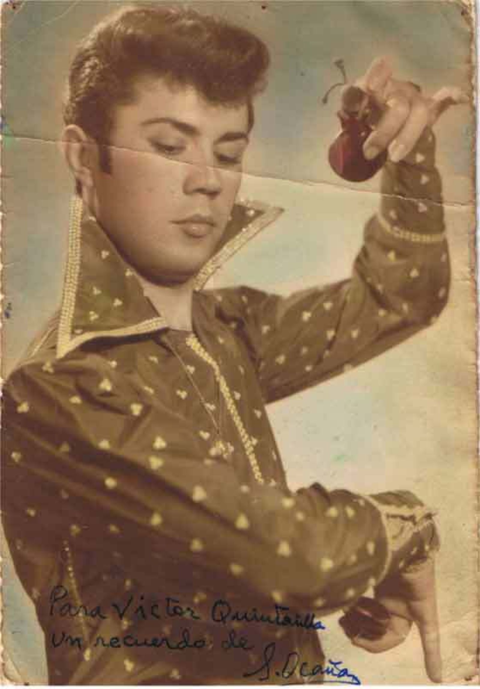 Sergio Ocaña en una imagen de juventud.