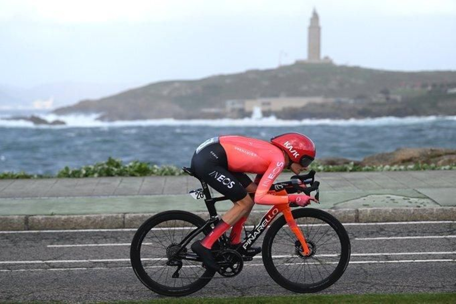 Carlos Rodríguez en la primera etapa de O Gran Camiño.