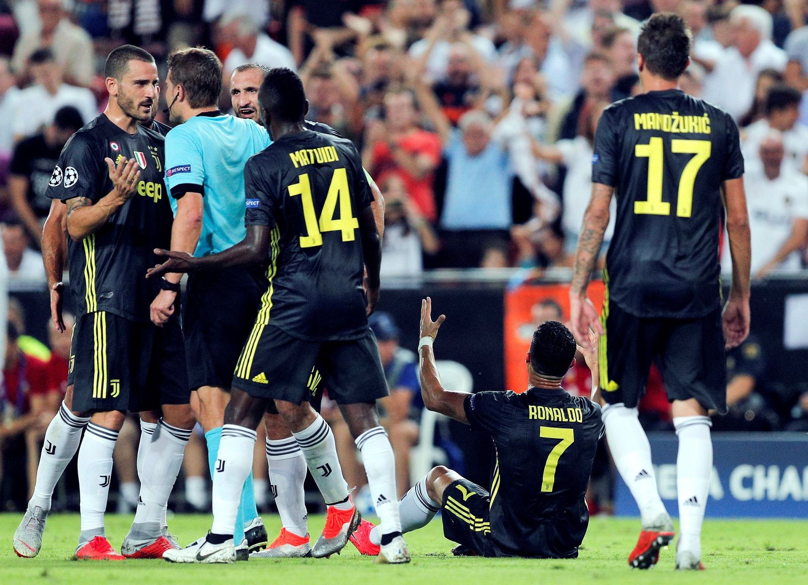 El Valencia-Juventus, en imágenes