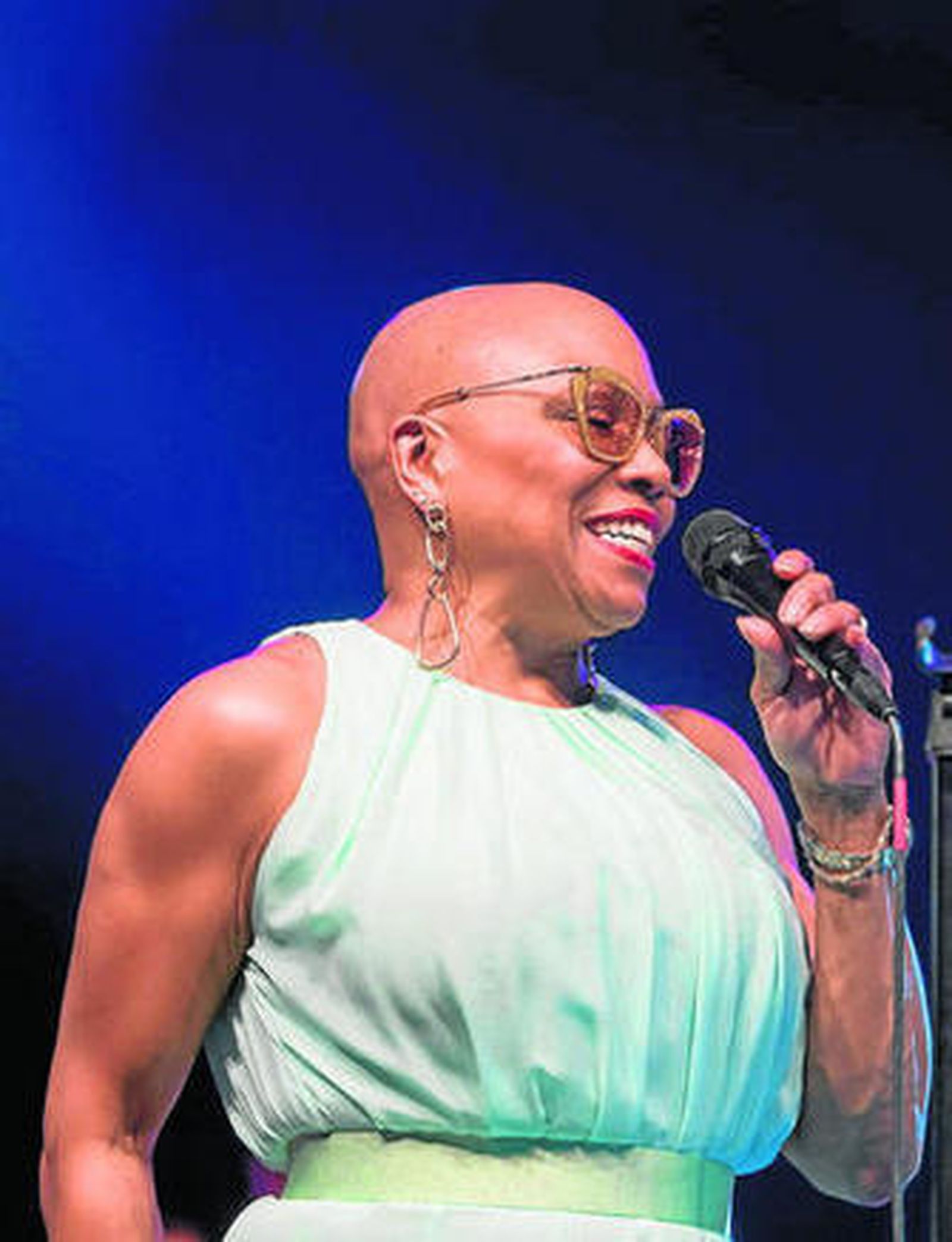 La artista, en junio en el Festival de Jazz de Ascona (Suiza).