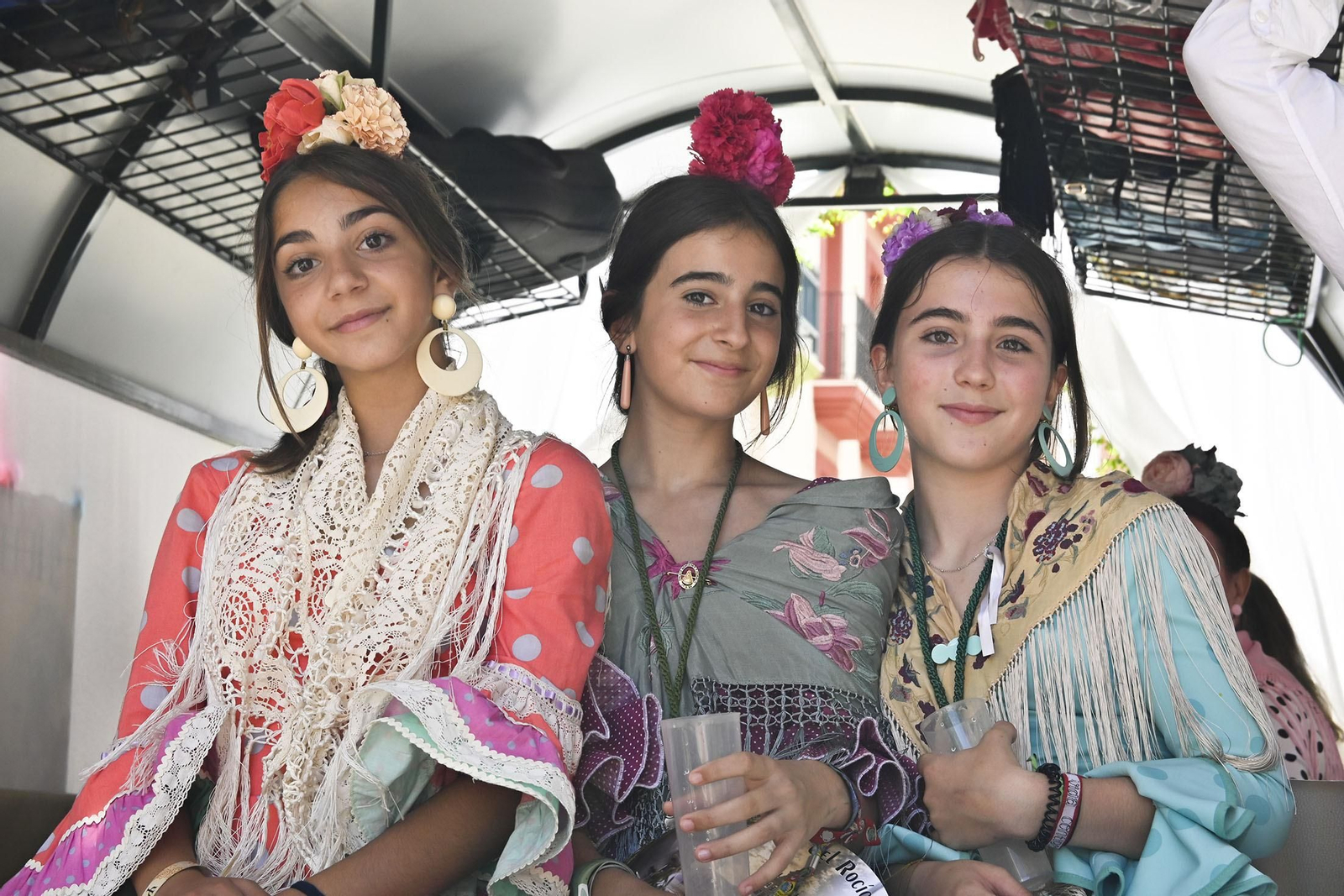 Todos los rocieros de la comitiva de la Hermandad de Huelva, en imágenes