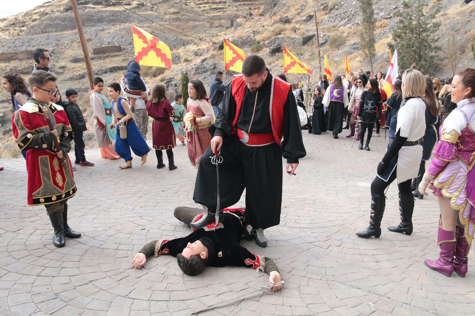 Los Moros y Cristianos de Gérgal se enfrentan en las fiestas de San Sebastián