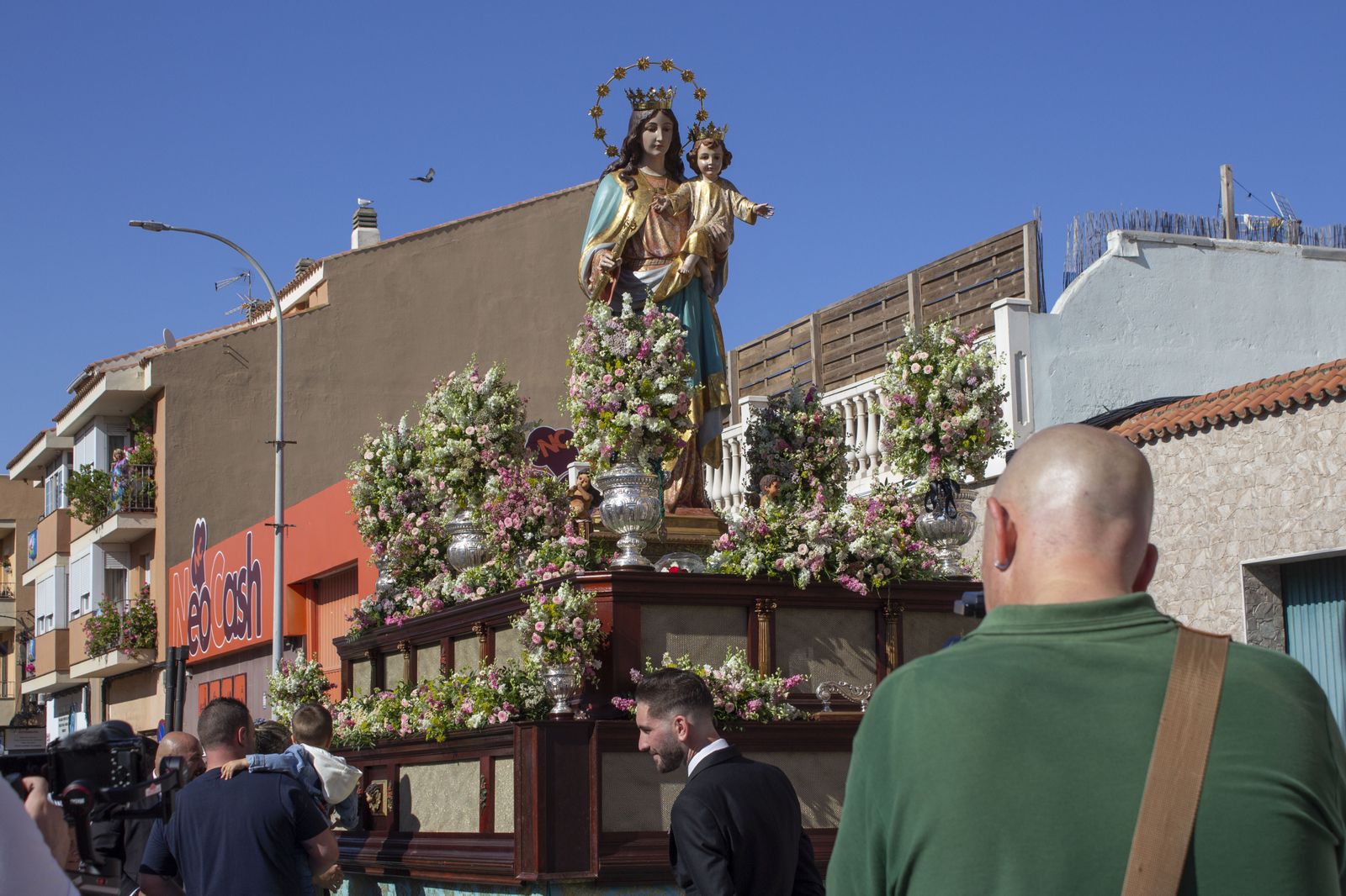Fotos de la procesión de María Auxiliadora en La Línea de la Concepción