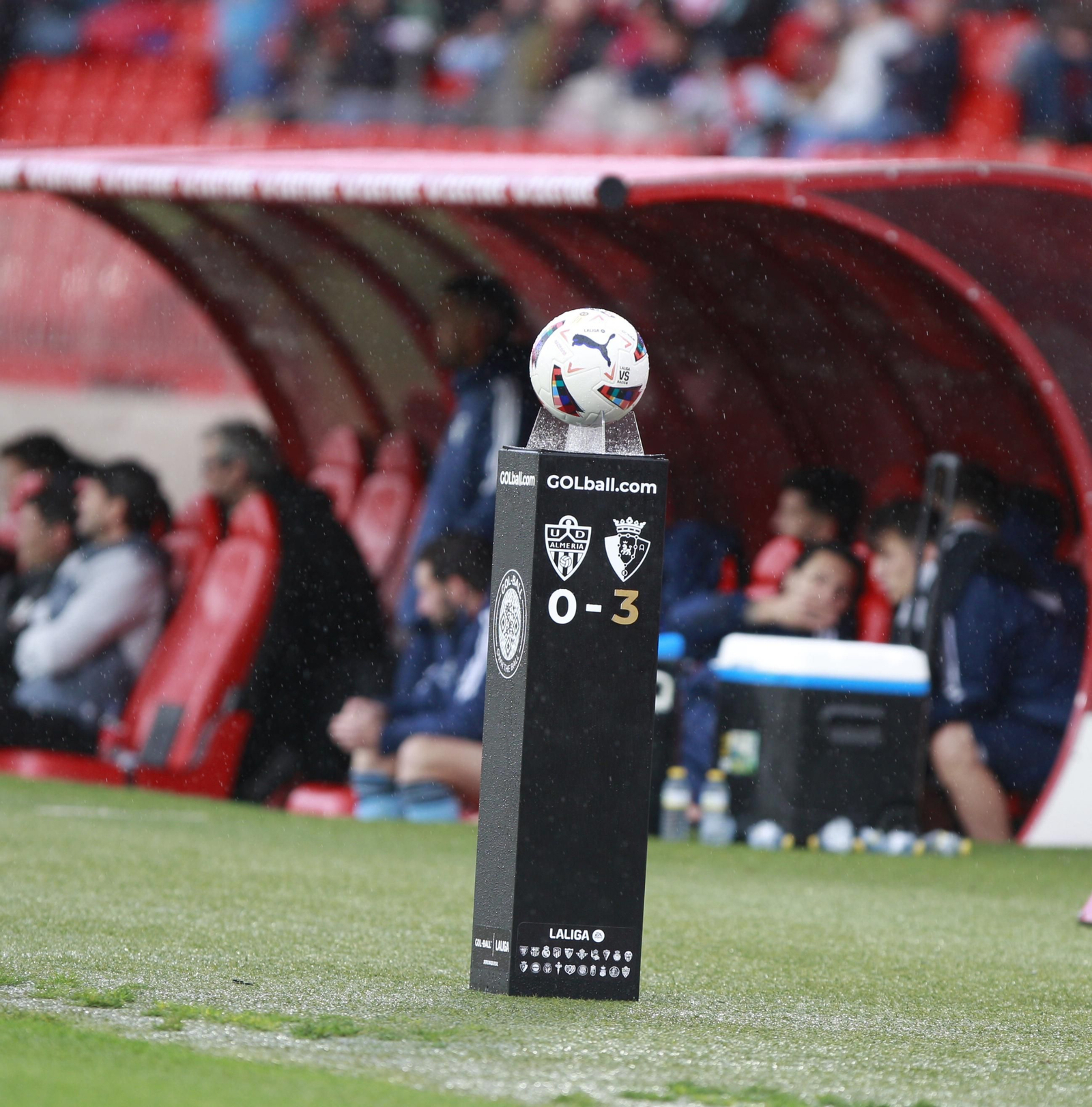 Las mejores imágenes del partido de fútbol U.D. Almería-C.A. Osasuna