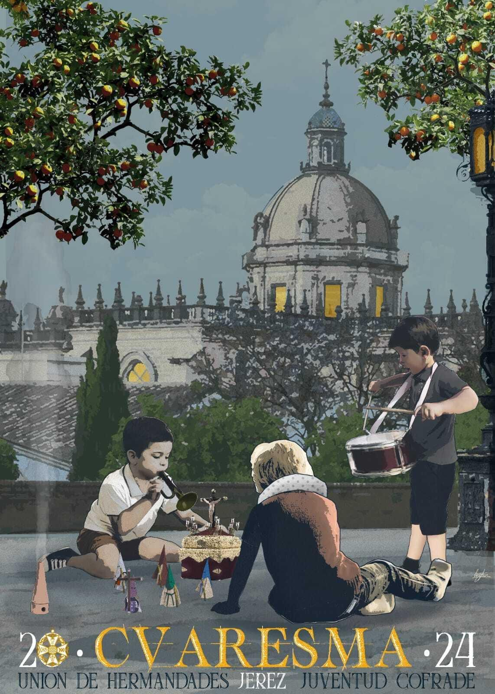 Cartel del anuncio de la Cuaresma.