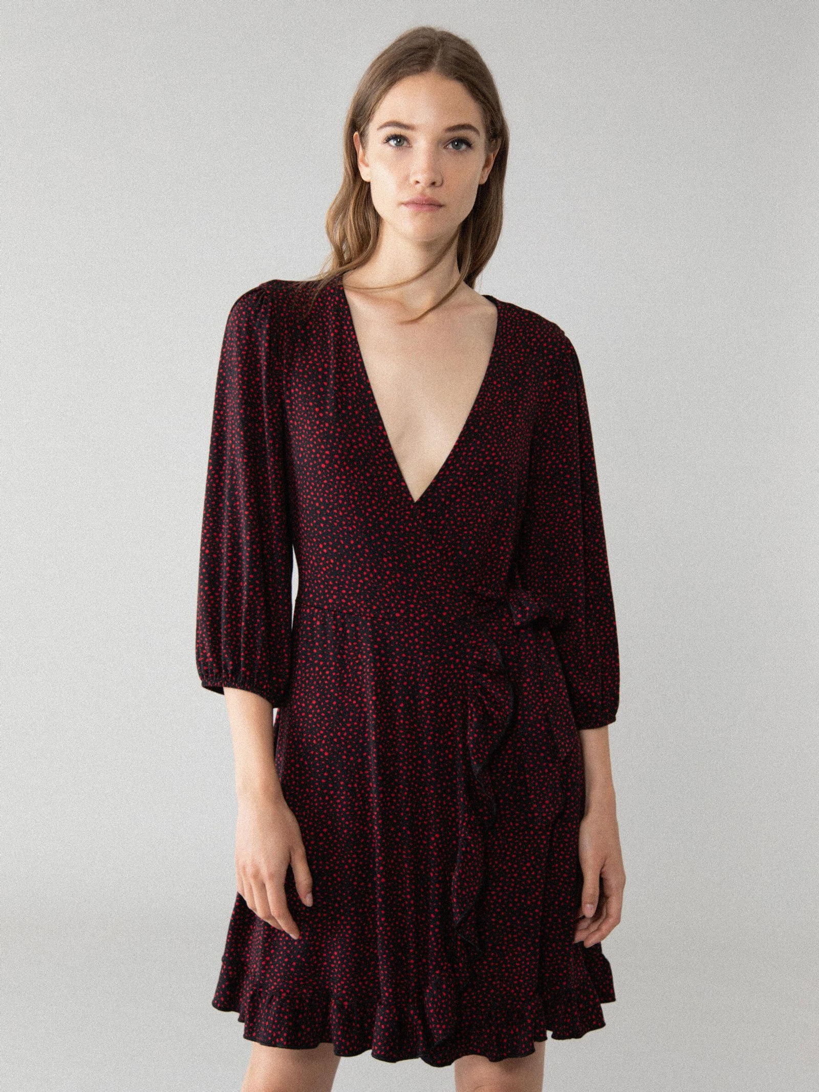 Vestido estampado de Lefties.