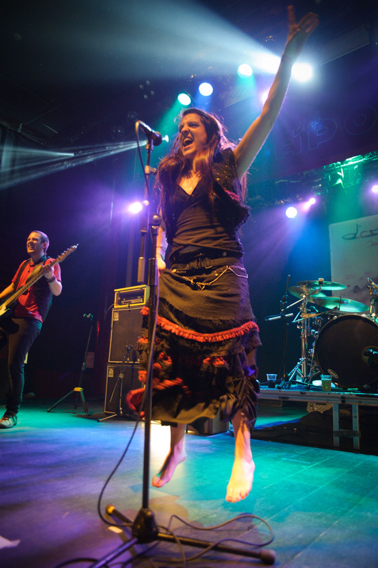 Un momento de un concierto de D´Callaos.