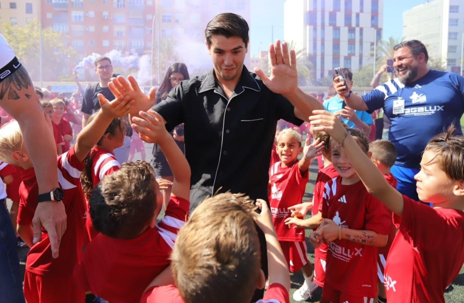 La visita de Brahim a su campus, en fotos