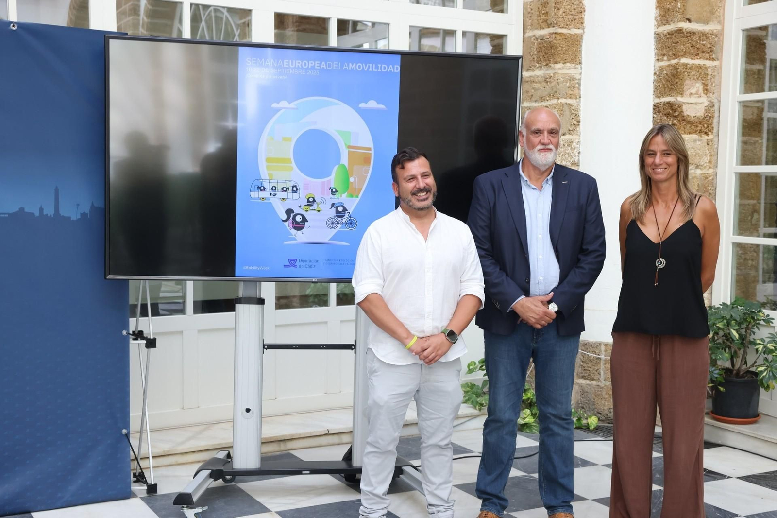 Presentación de la Semana de la Movilidad en la Diputación de Cádiz.