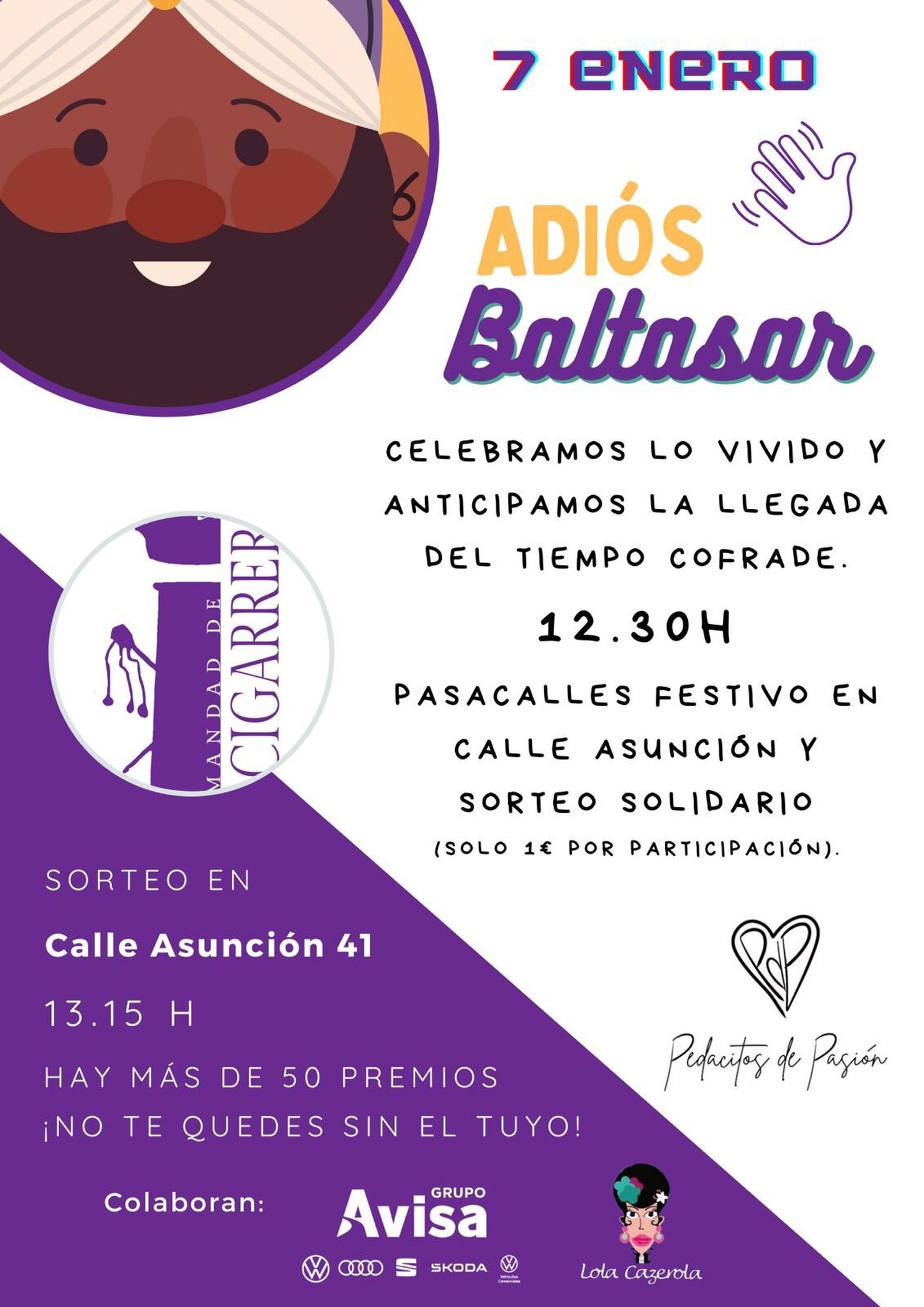 Cartel del acto organizado por Las Cigarreras