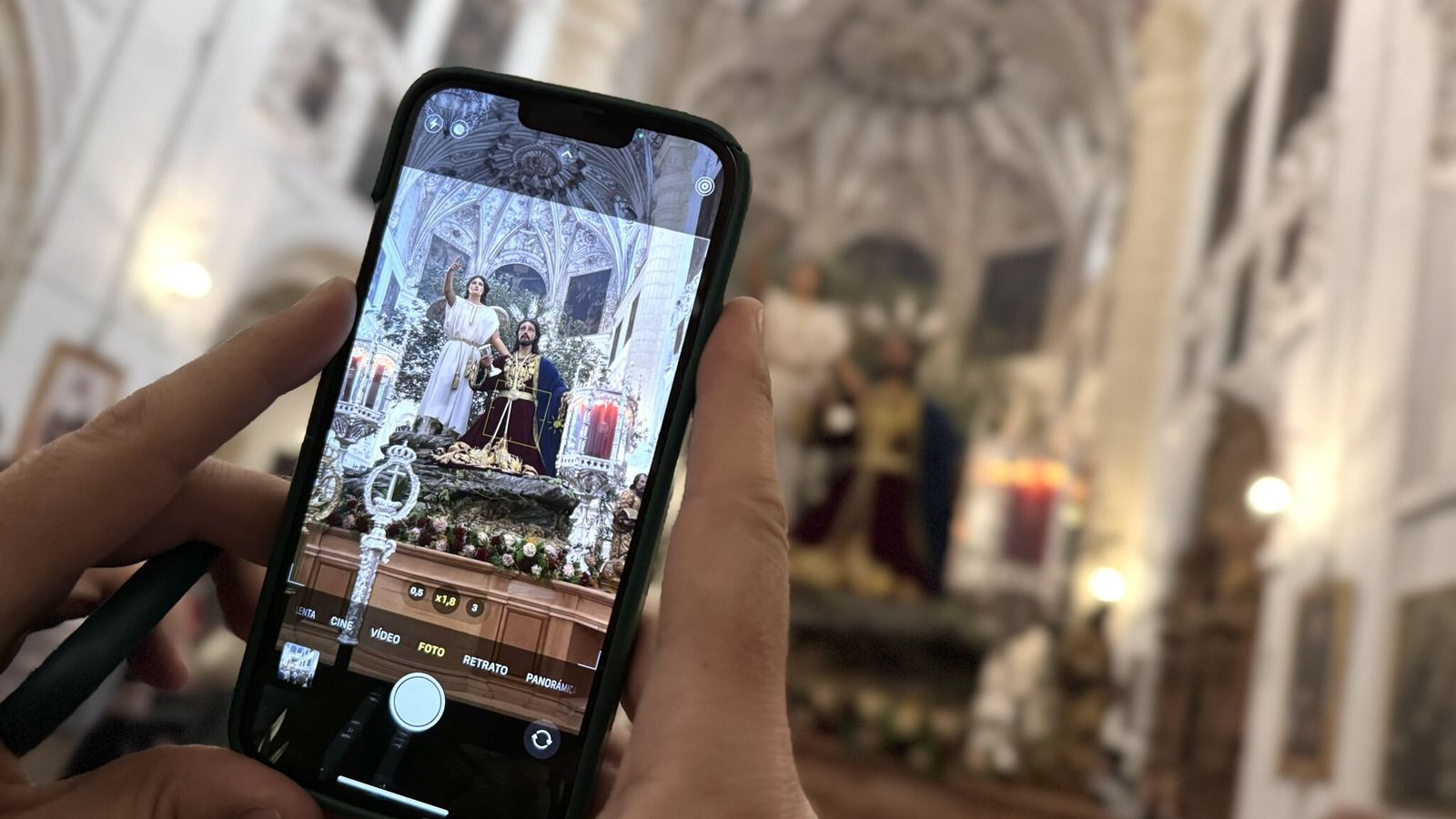 Jesús Orando en el Huerto, una de las imágenes que procesiona la Pollinica.