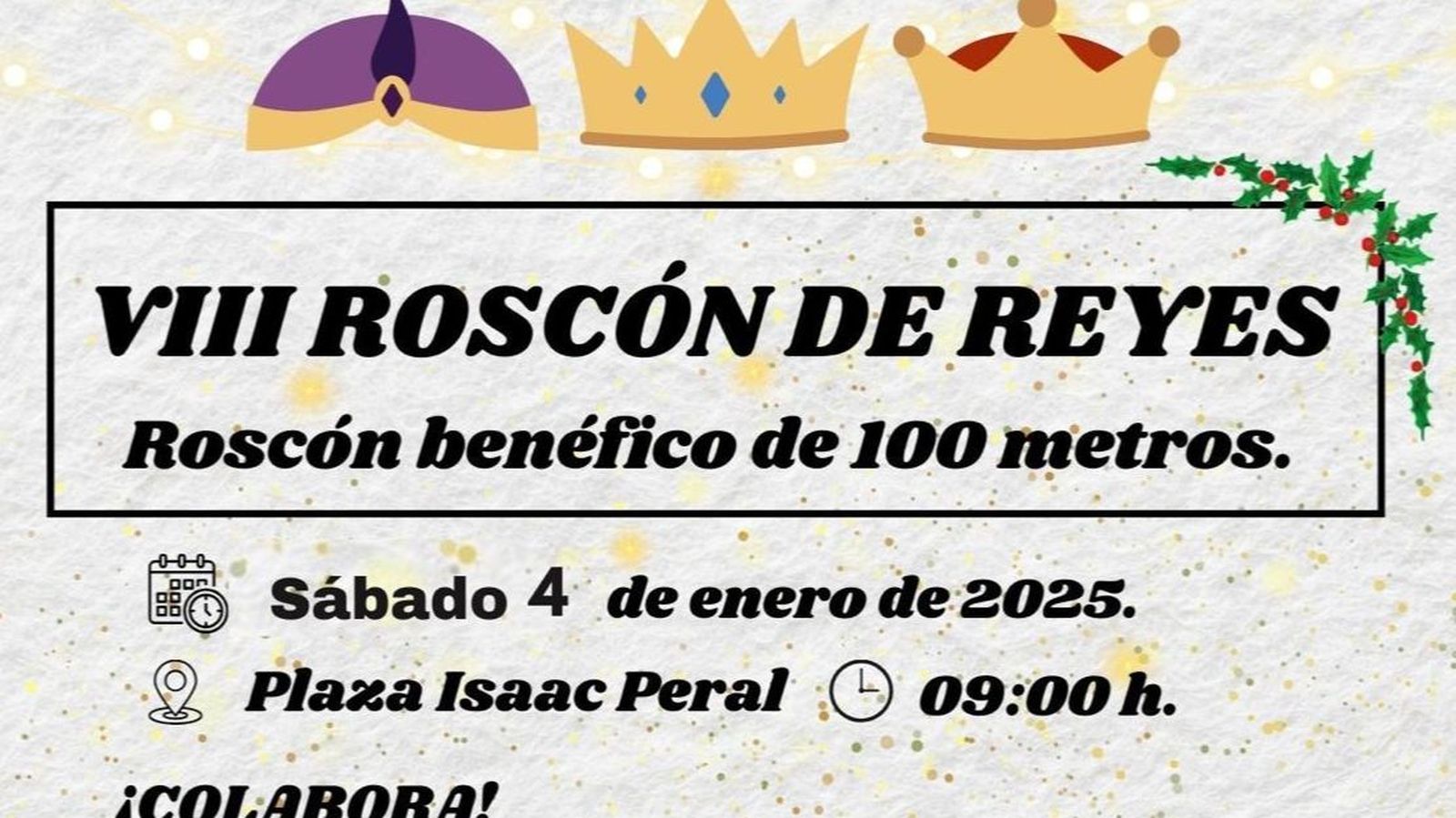 Cartel anunciador del evento.