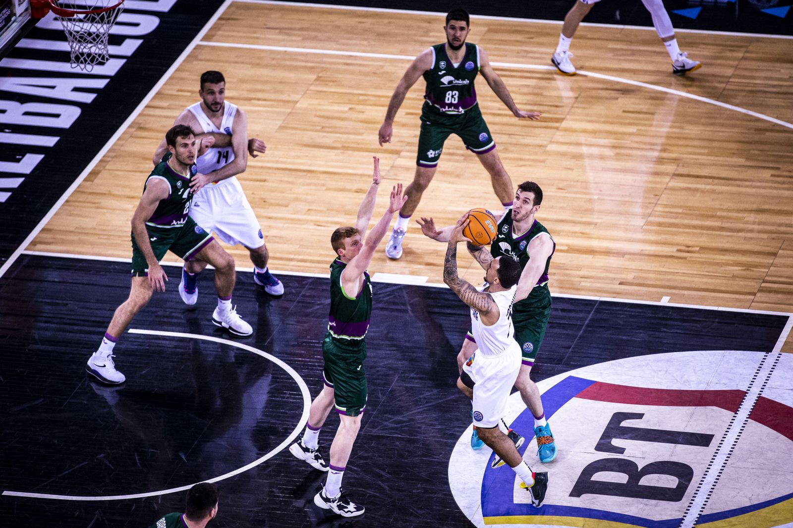 Galería: El Cluj Napoca - Unicaja, en imágenes