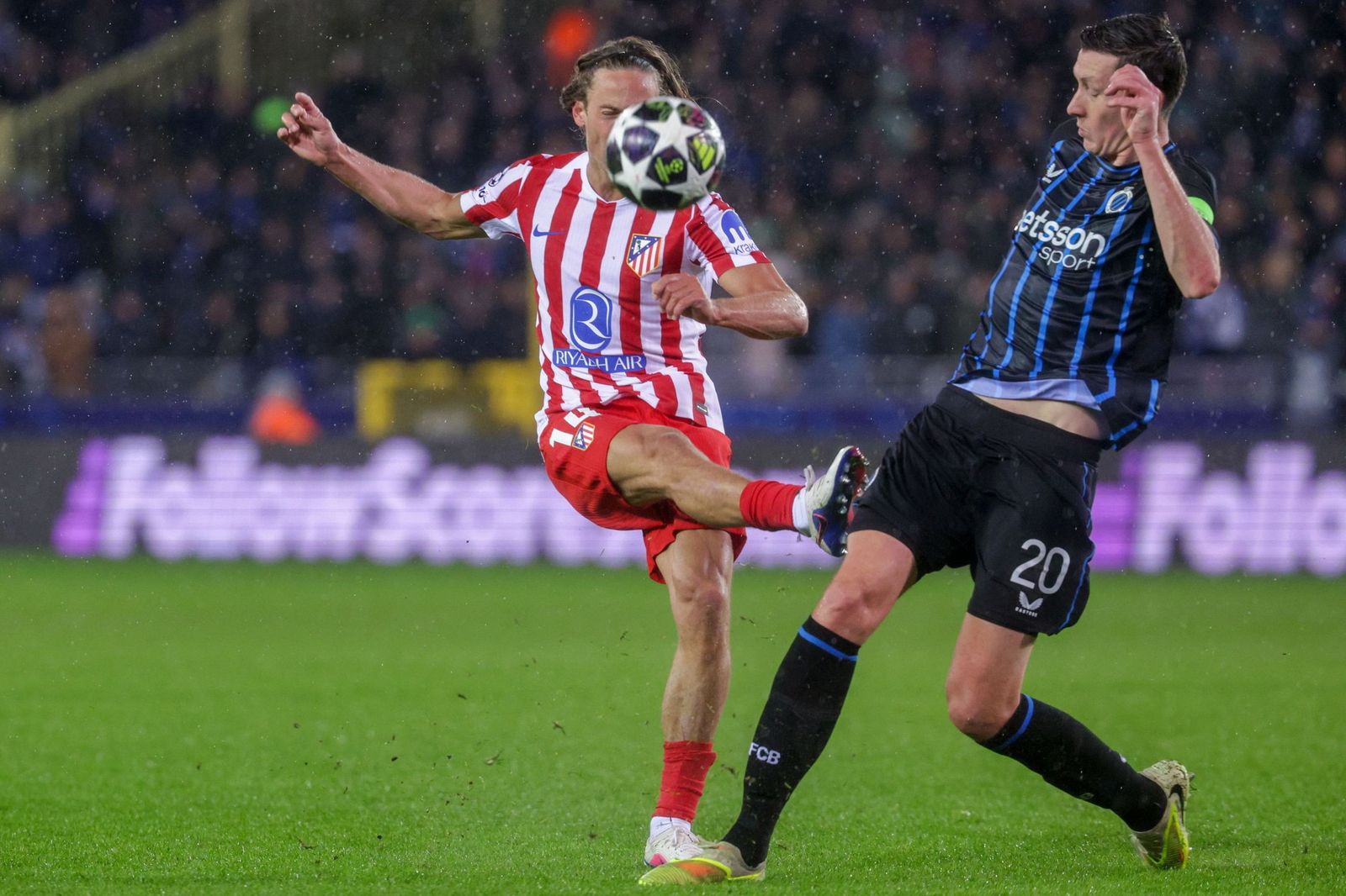 Las fotos del Brujas-Atlético de Madrid