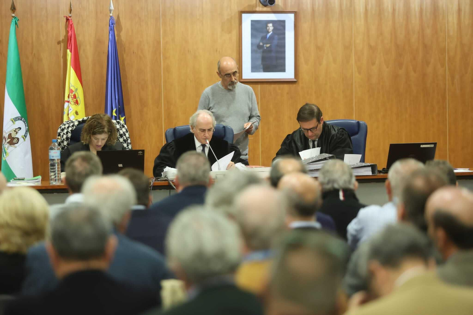 La primera jornada de cuestiones previas del juicio de 'Astapa'.