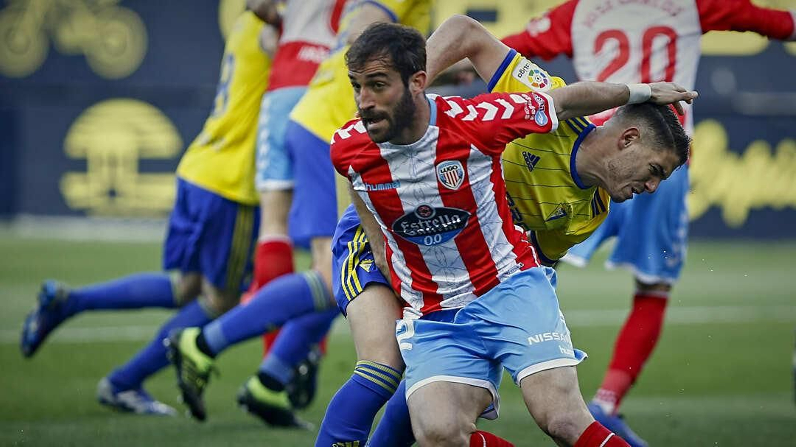 Imágenes del partido de fútbol Cádiz CF - CD Lugo