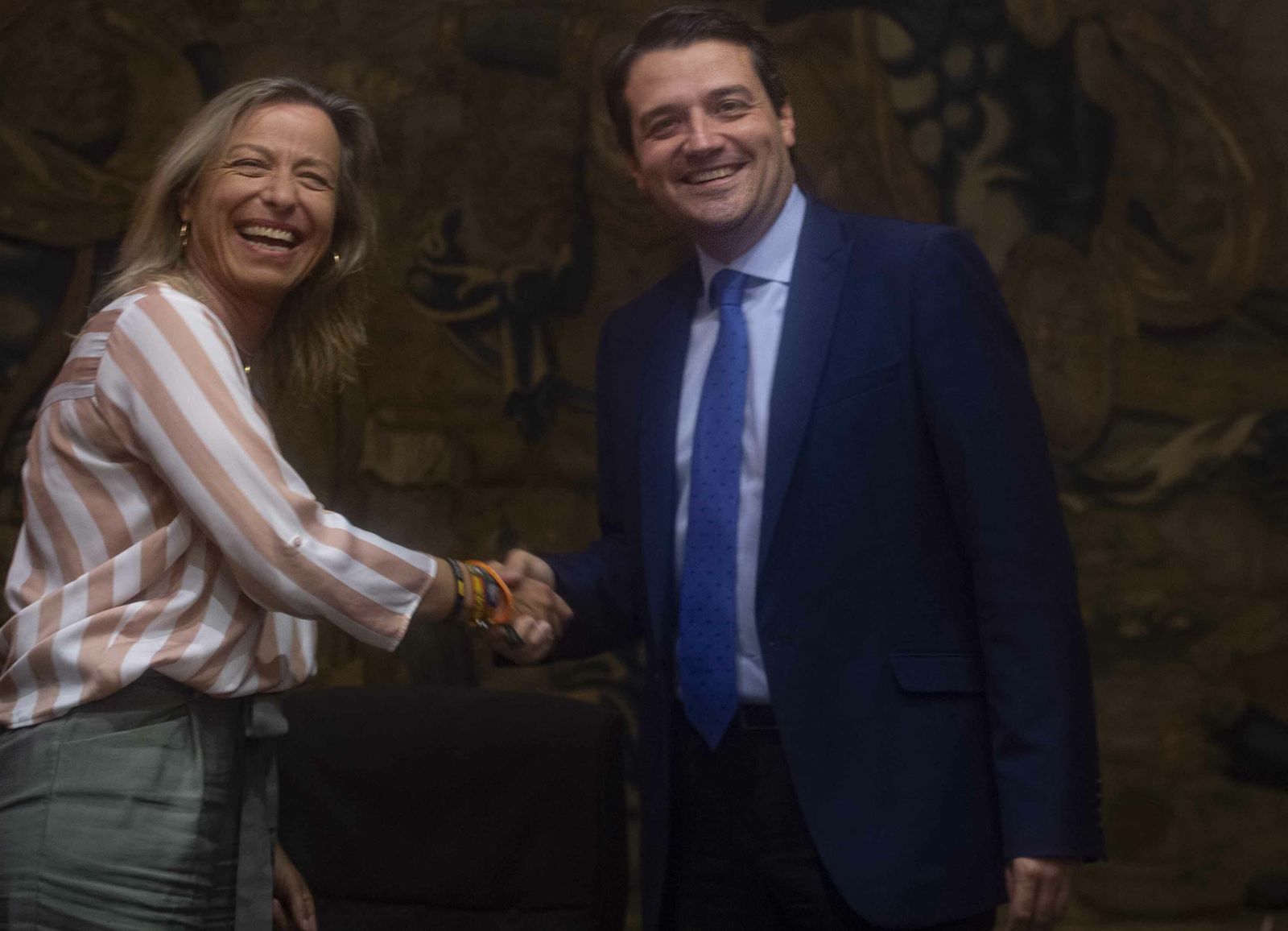 Isabel Albás y José María Bellido.