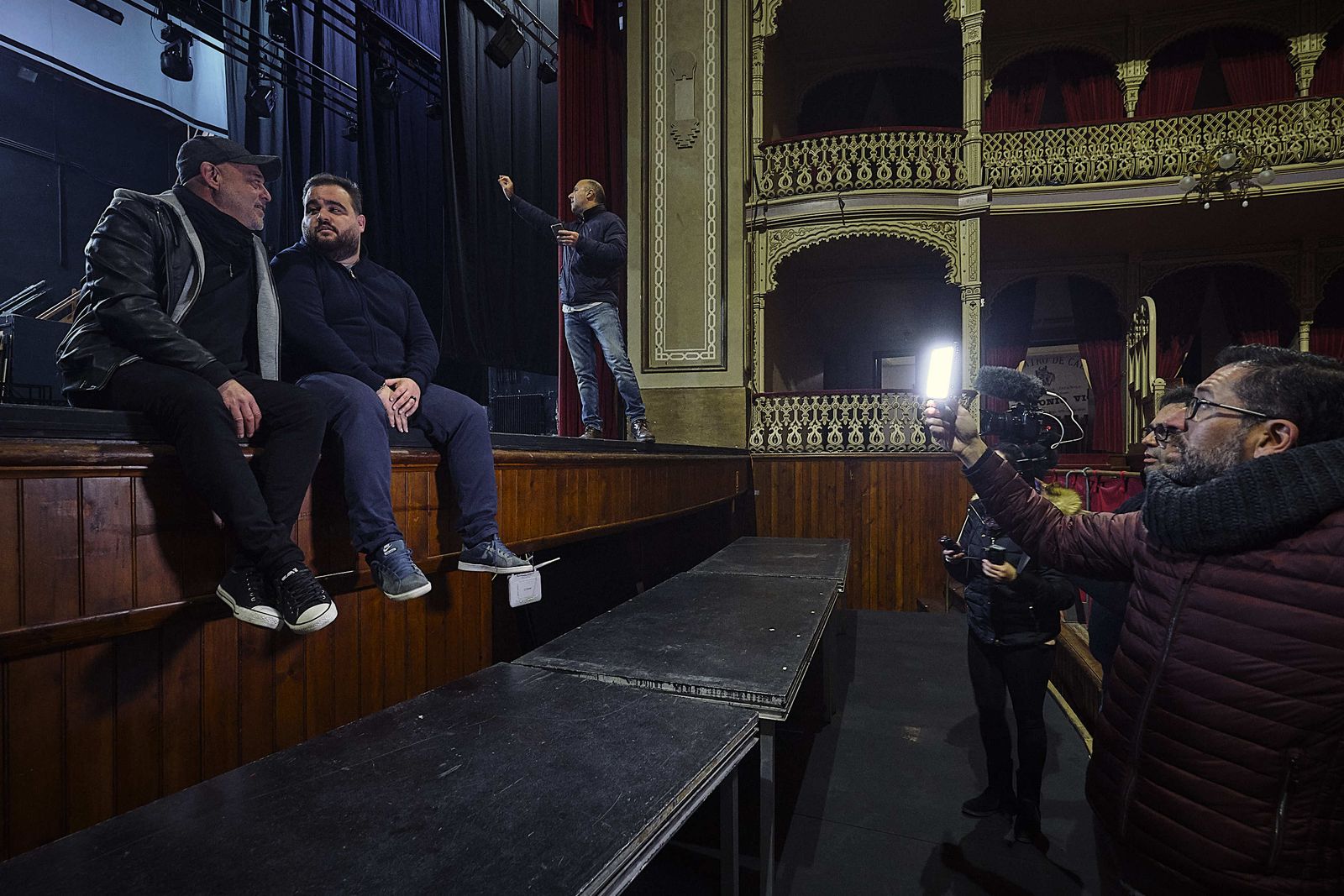 Manolín Gálvez y Manolito Santander.