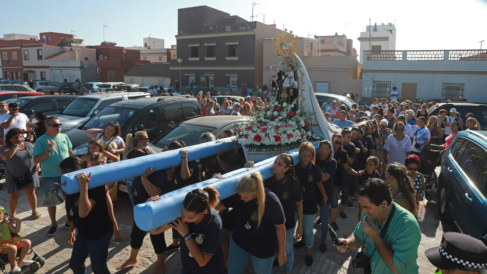 Las mejores fotos de la procesión de la Virgen del Carmen en La Línea