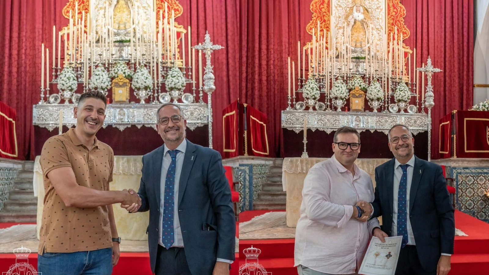 Contratos con formaciones musicales de la Hermandad de la Aurora, de cara al próximo Jueves Santo 2026