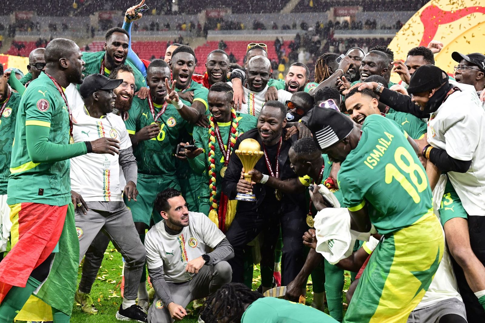 Las fotos de la final entre Marruecos y Senegal en la Copa África