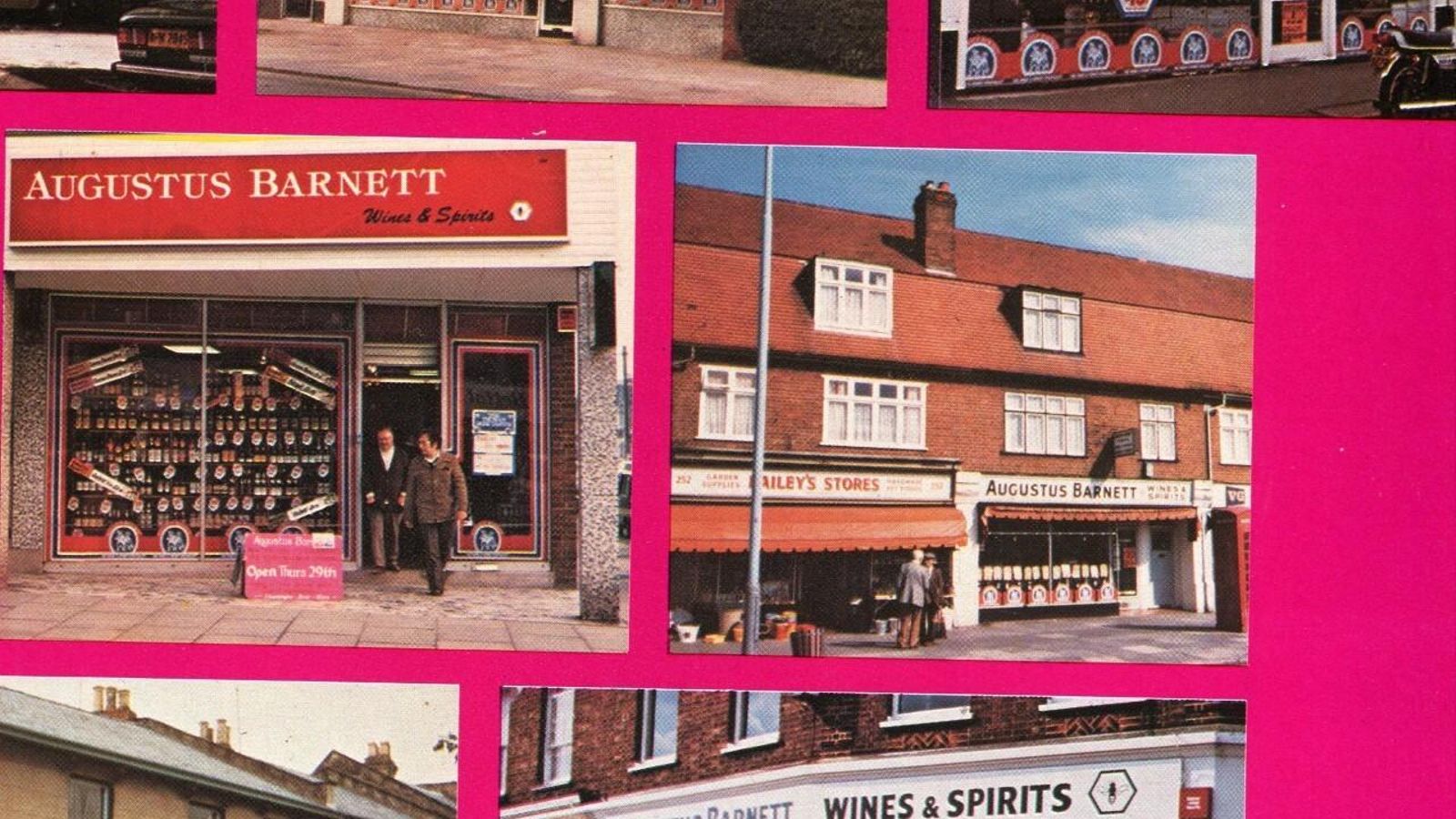 Fachas de tiendas Augustus Barnett.