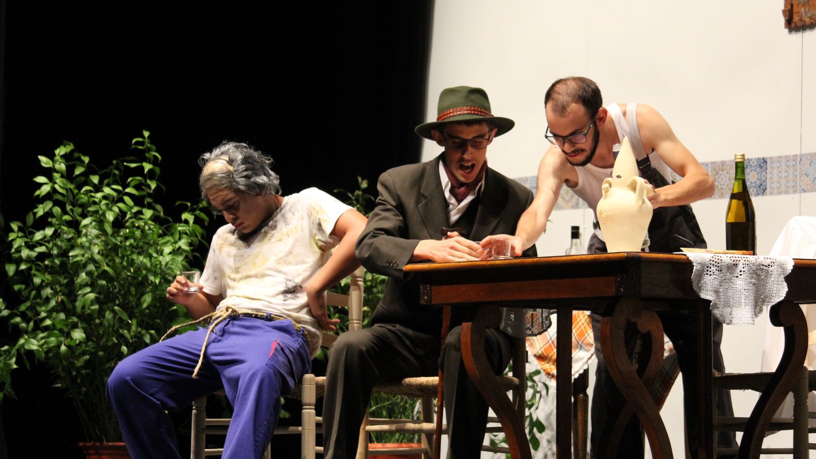 Una de las escenas de la obra.