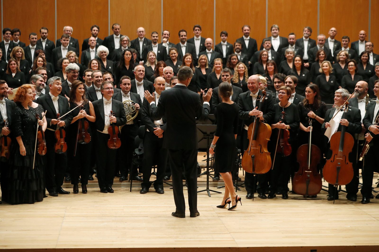 La recepción previa a la entrega de los Princesa de Asturias
