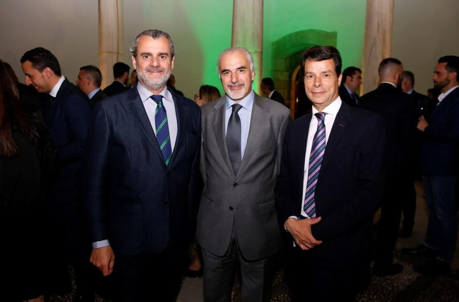 Francisco de Asís Muñoz, Antonio Romero y Federico Sánchez.