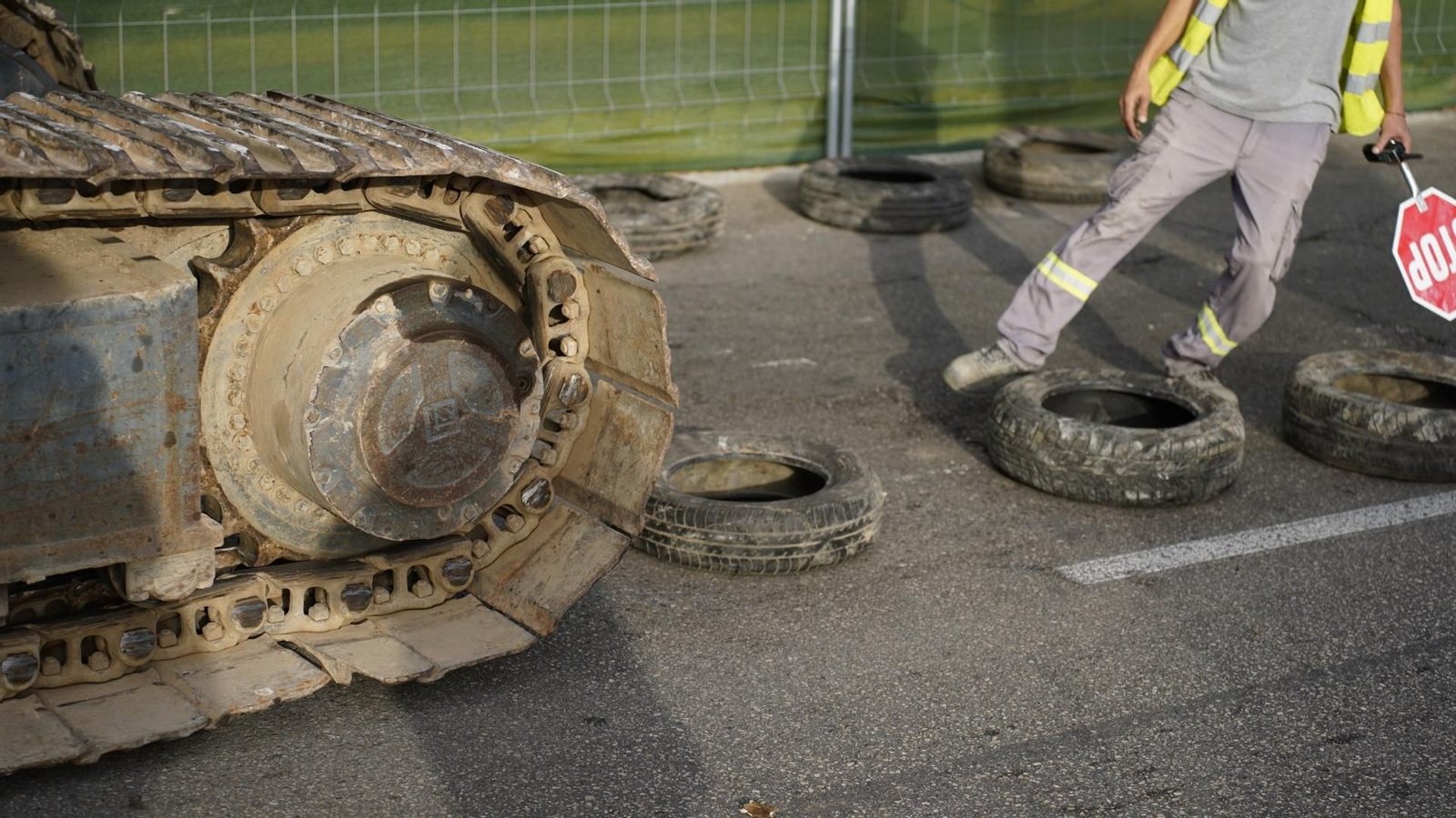 Fotografías de la demolición del edificio escalinata en Algeciras