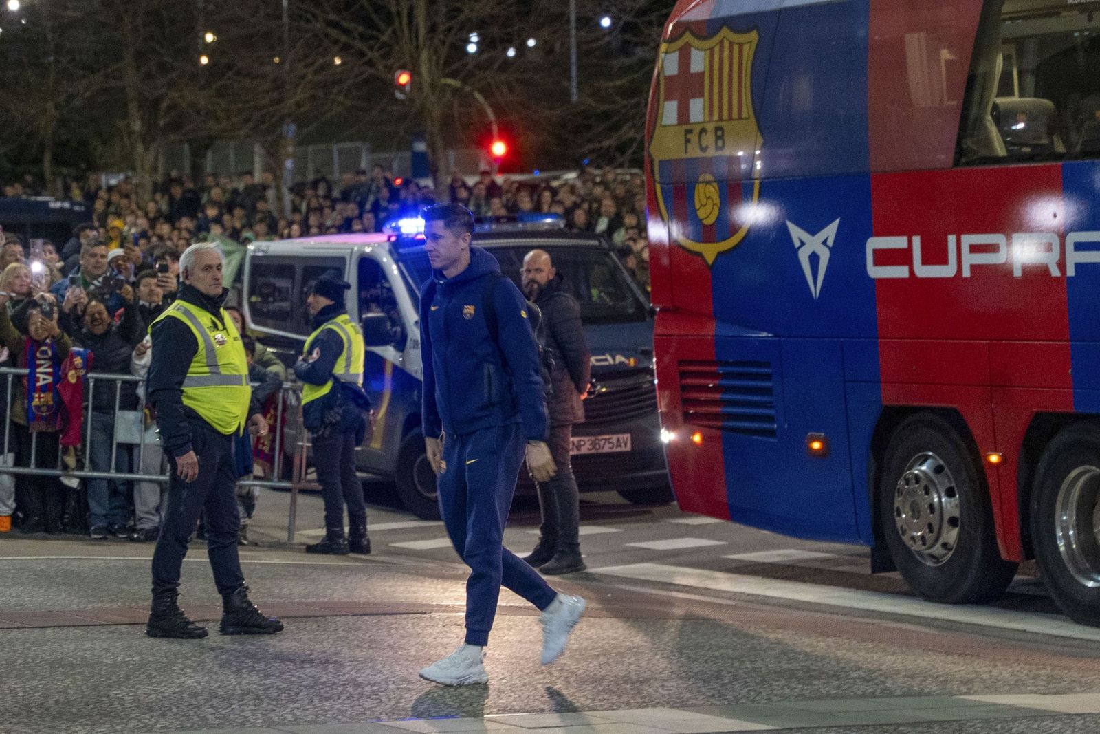 Las fotos del Racing-Barcelona de Copa