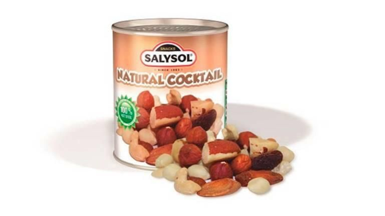 Una lata de frutos secos Salysol Una lata de frutos secos Salysol