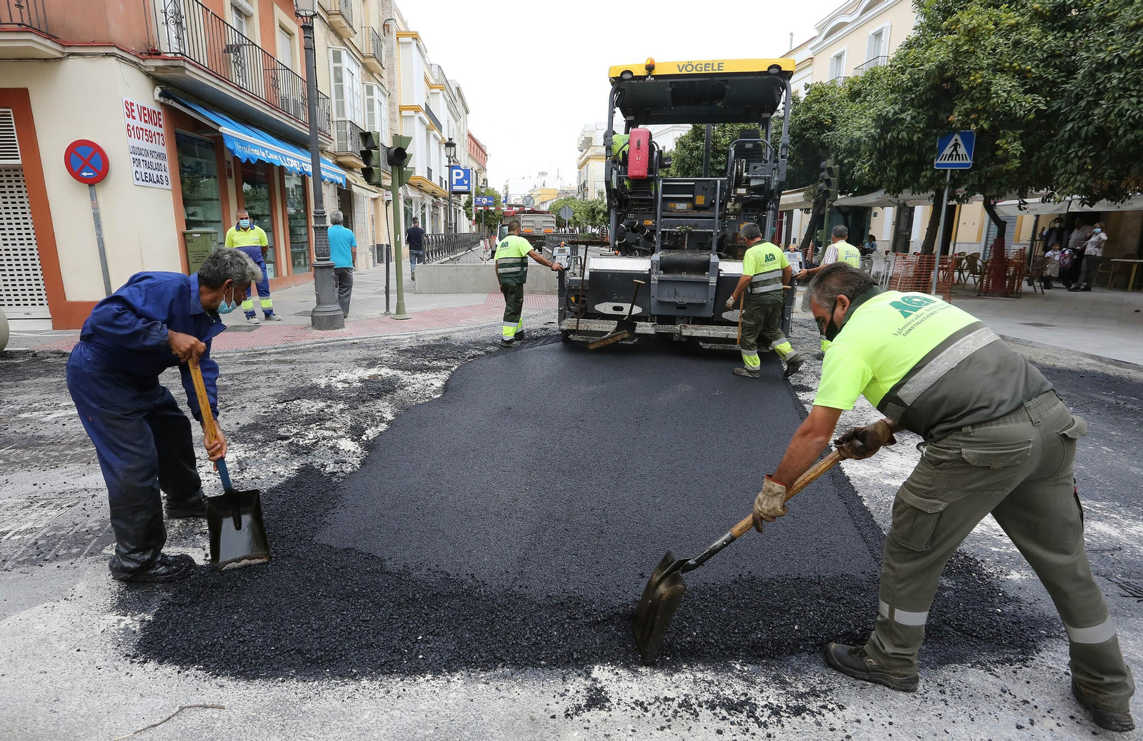 Asfaltado del eje Corredera-Esteve y obras de Calle Cerrón