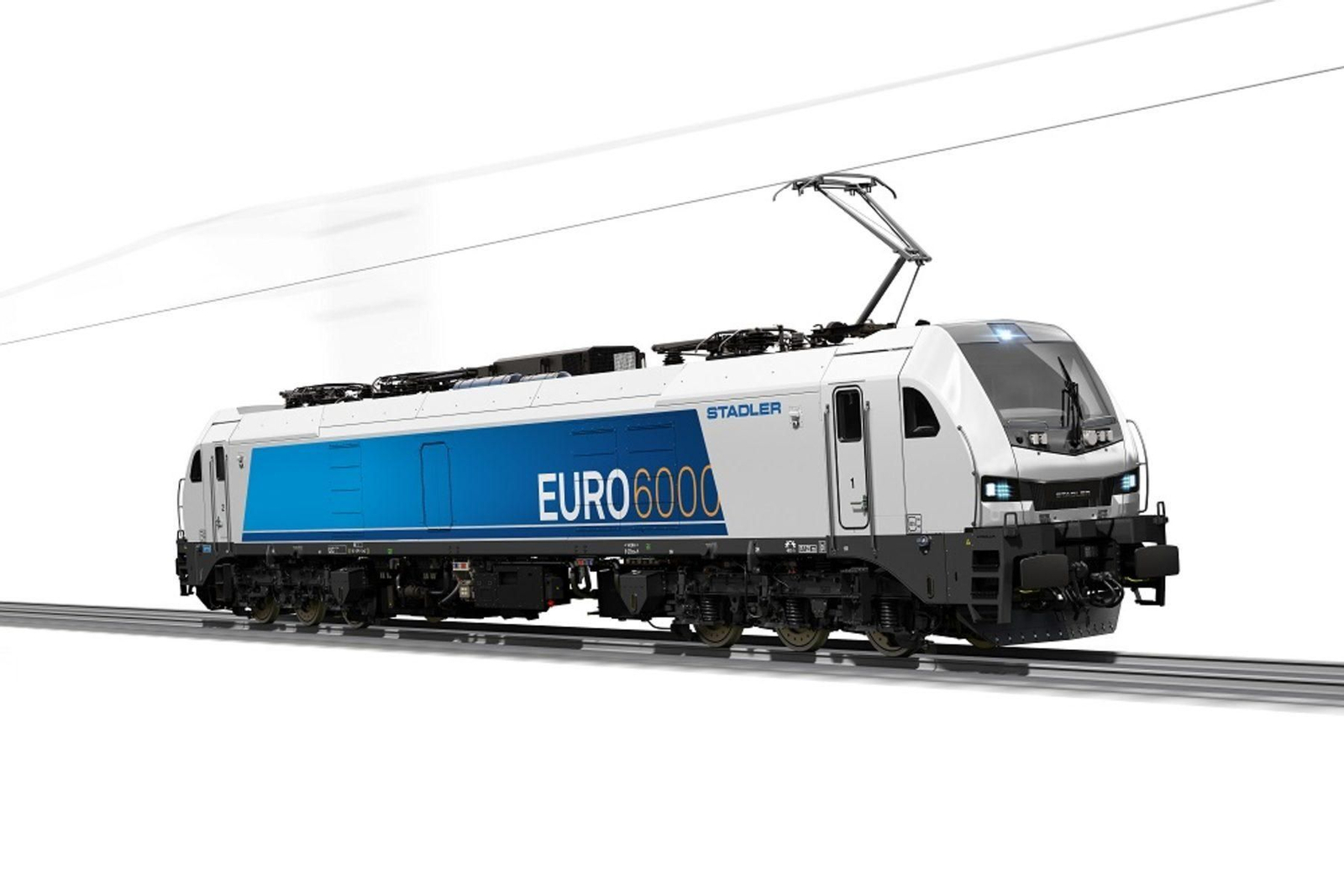 Una locomotora Stadler Euro6000.