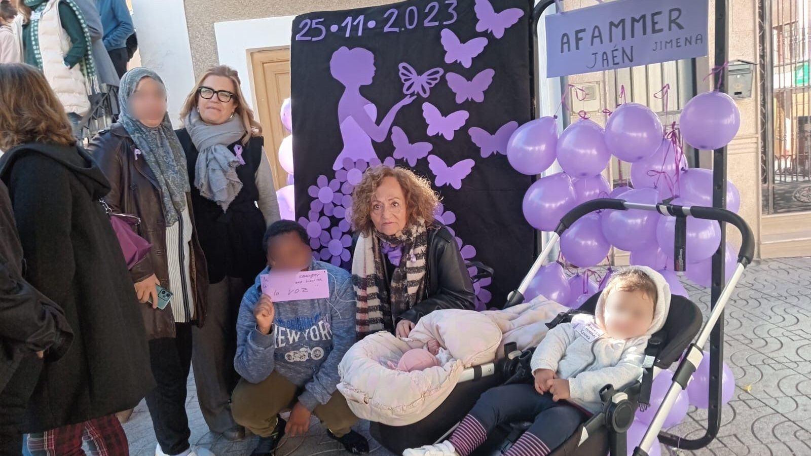 Acto por el Día Internacional Contra Violencia de Género en Jimena.