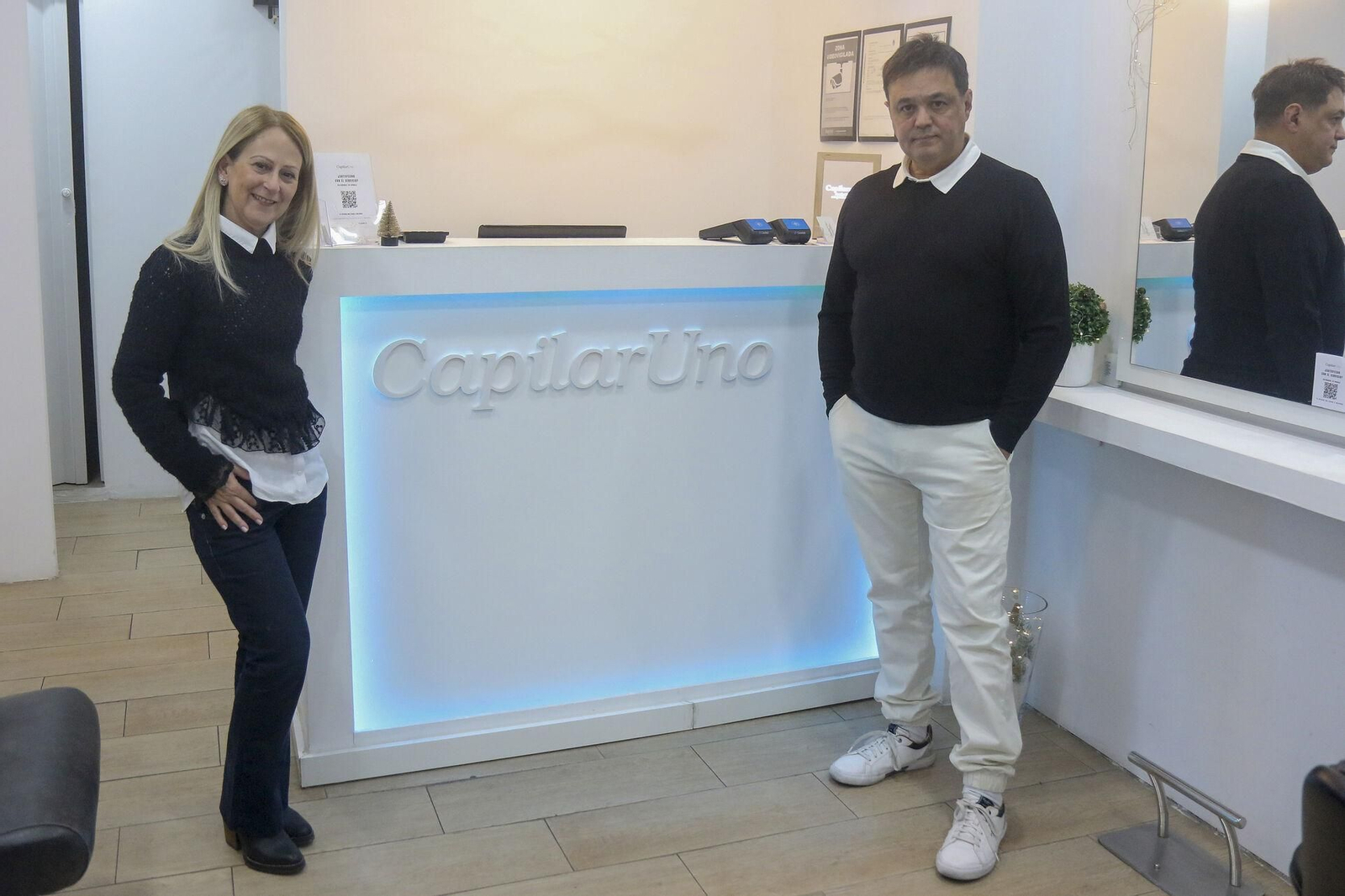 Mariangeles Rico y Gustavo Carlos Garone, los creadores de CapilarUno.