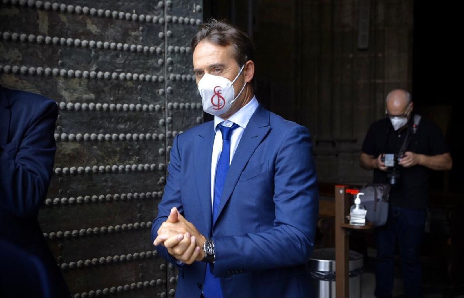 El Sevilla cumple con la tradición ante la Virgen de los Reyes