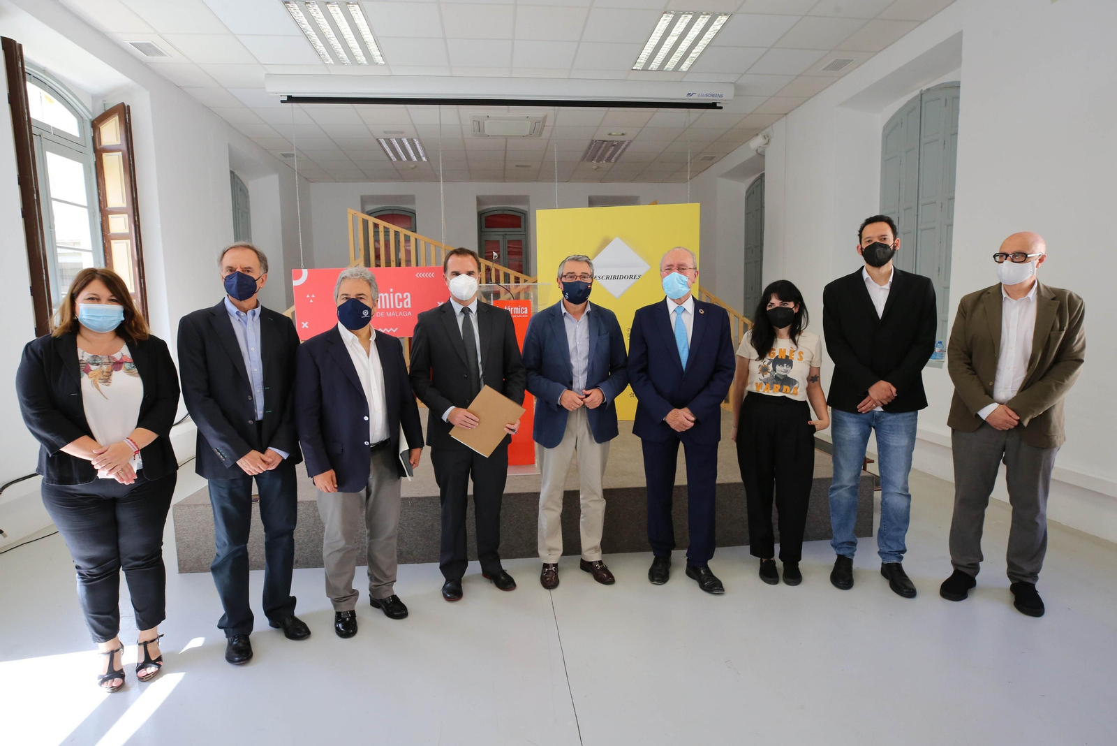 Presentación del Primer Festival Literario de América y Europa, que se celebrará en Málaga del 25 al 30 de octubre.