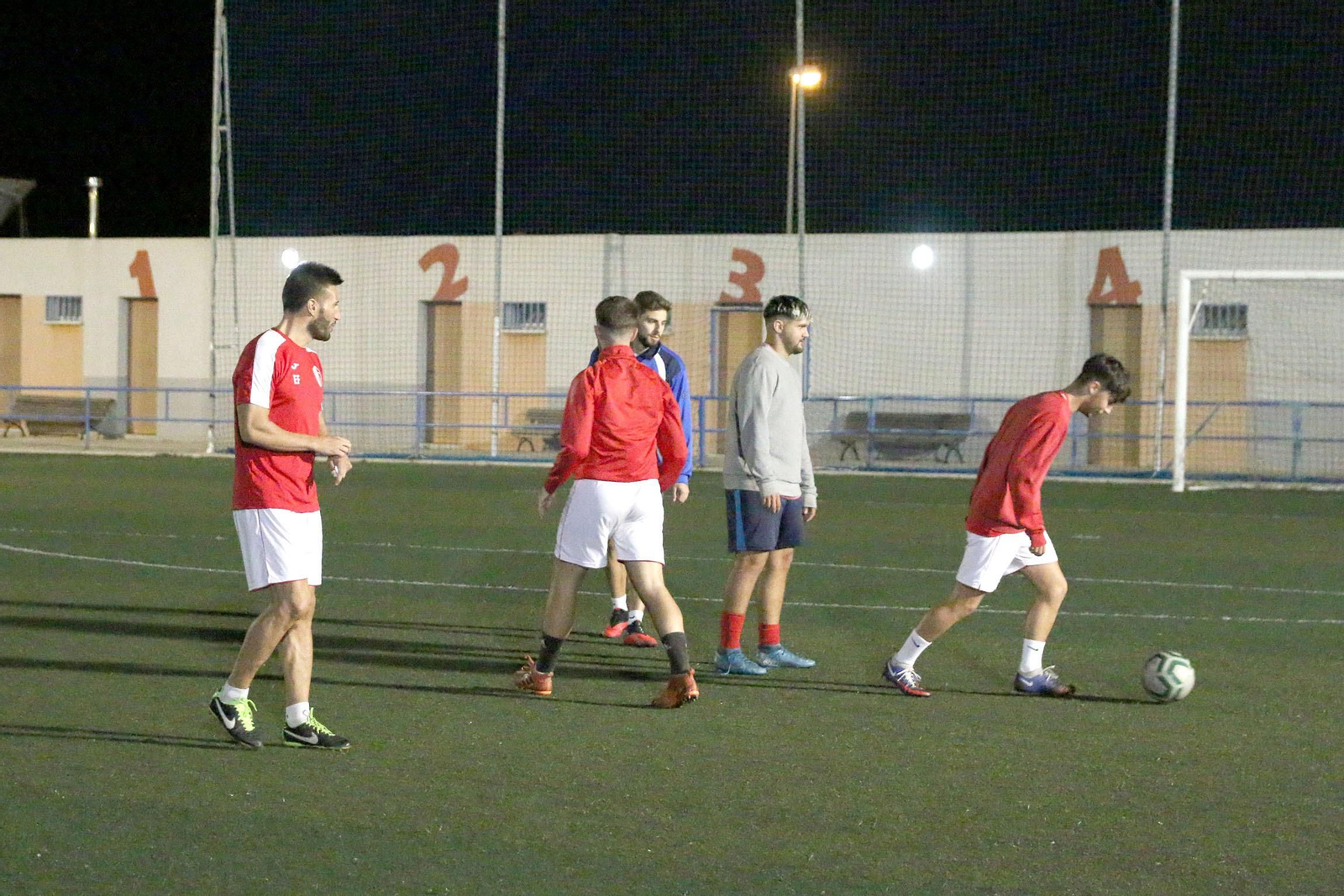 Fotogalería del tándem Crusat&Edu Fenoy como entrenadores del Sporting de Almería