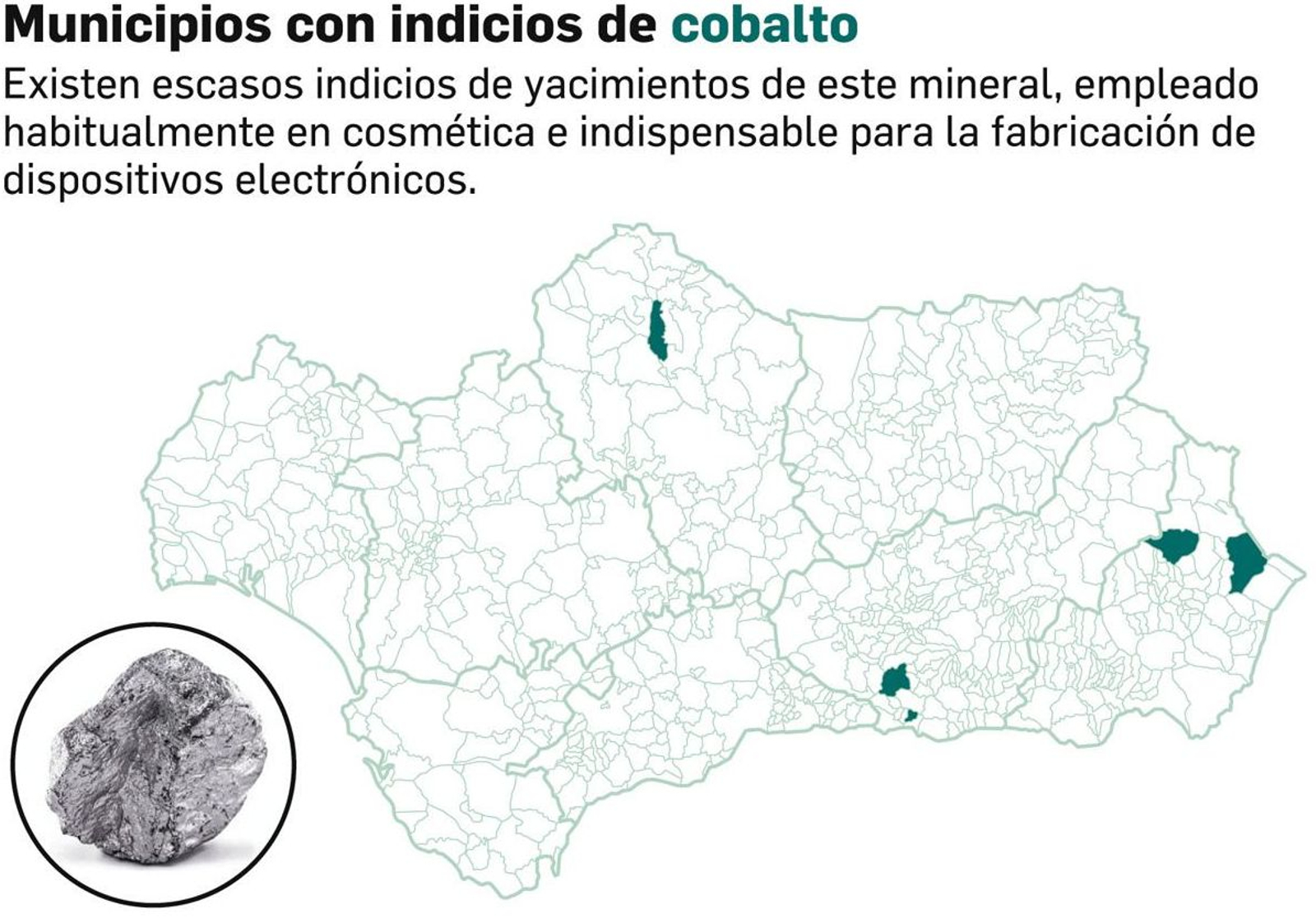 Indicio de cobalto.