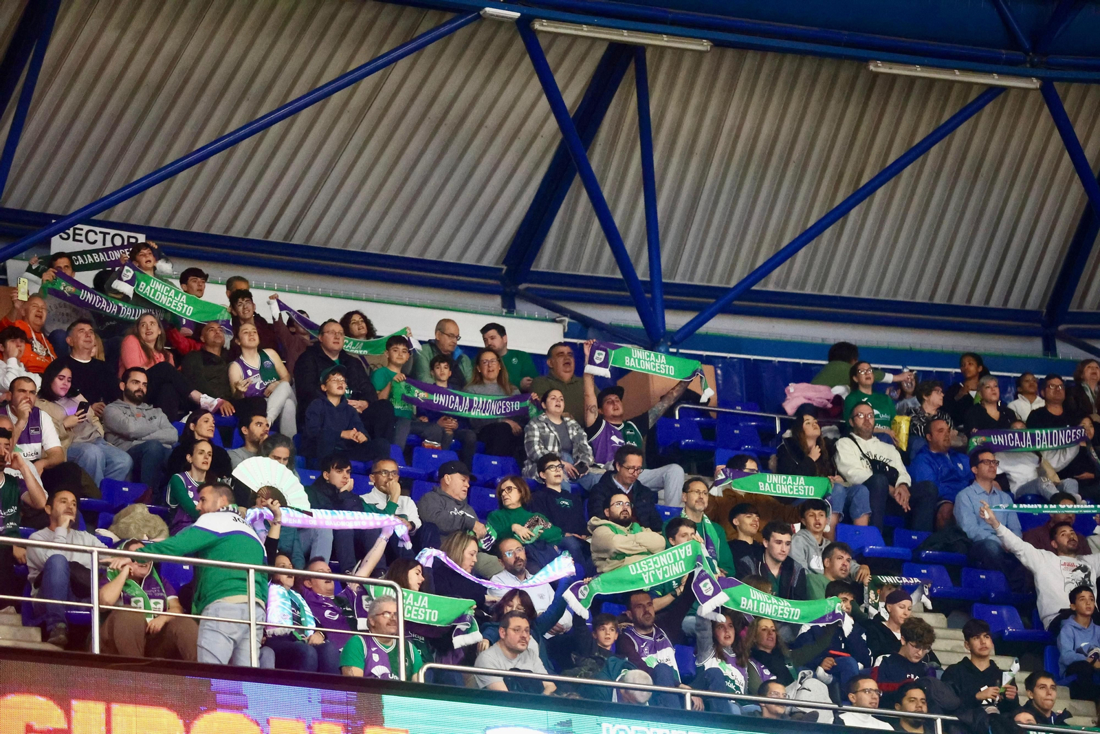 Búscate en las gradas del Carpena en el Unicaja - Básket Girona