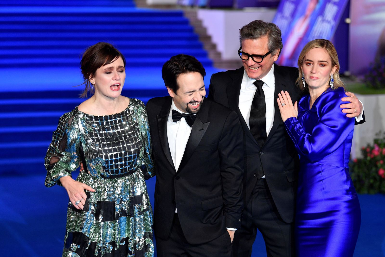 Sobriedad y elegancia en la premiere europea de 'El Regreso de Mary Poppins'