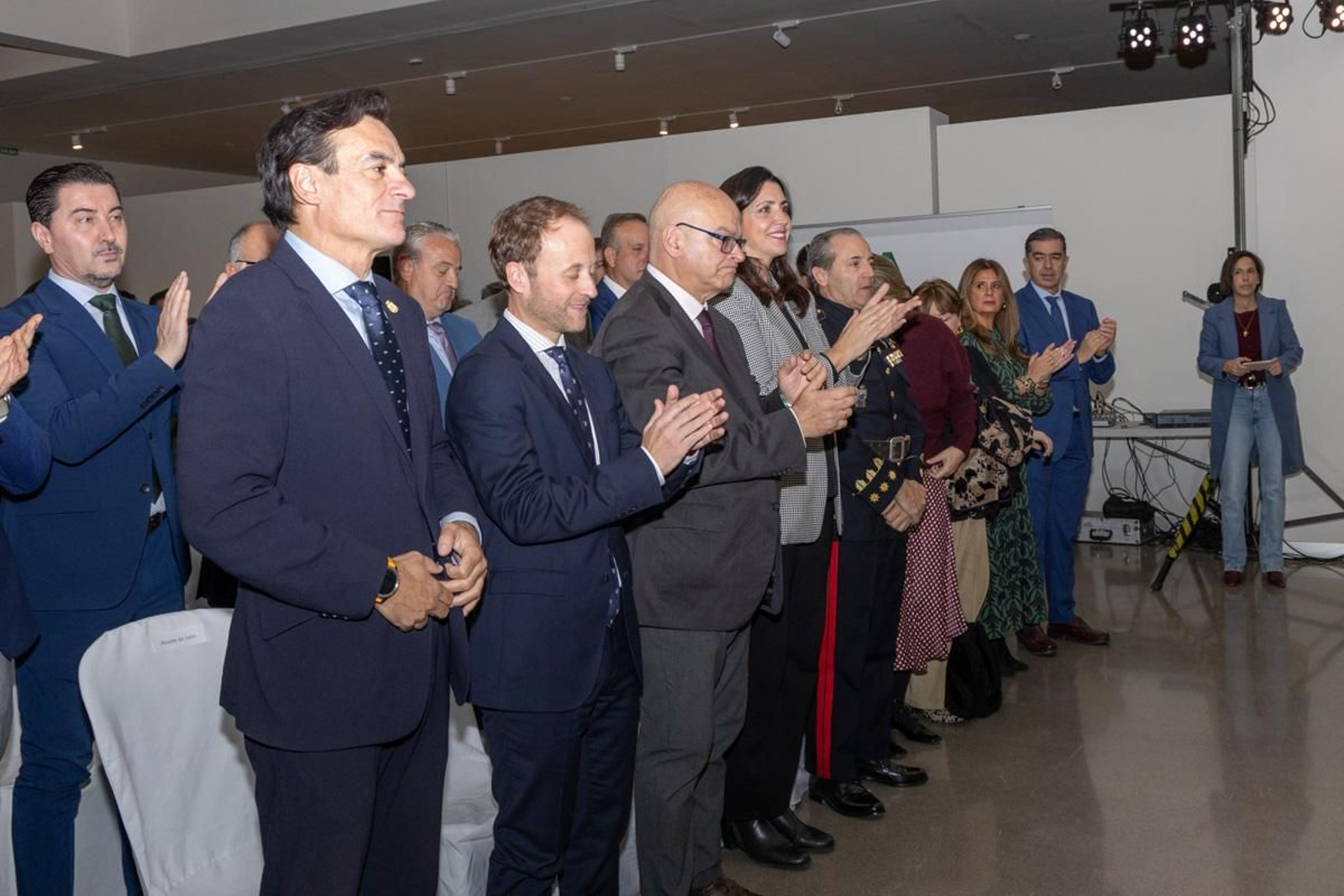 Acto institucional de la Bandera que organiza la Junta de Andalucía en el Museo Íbero