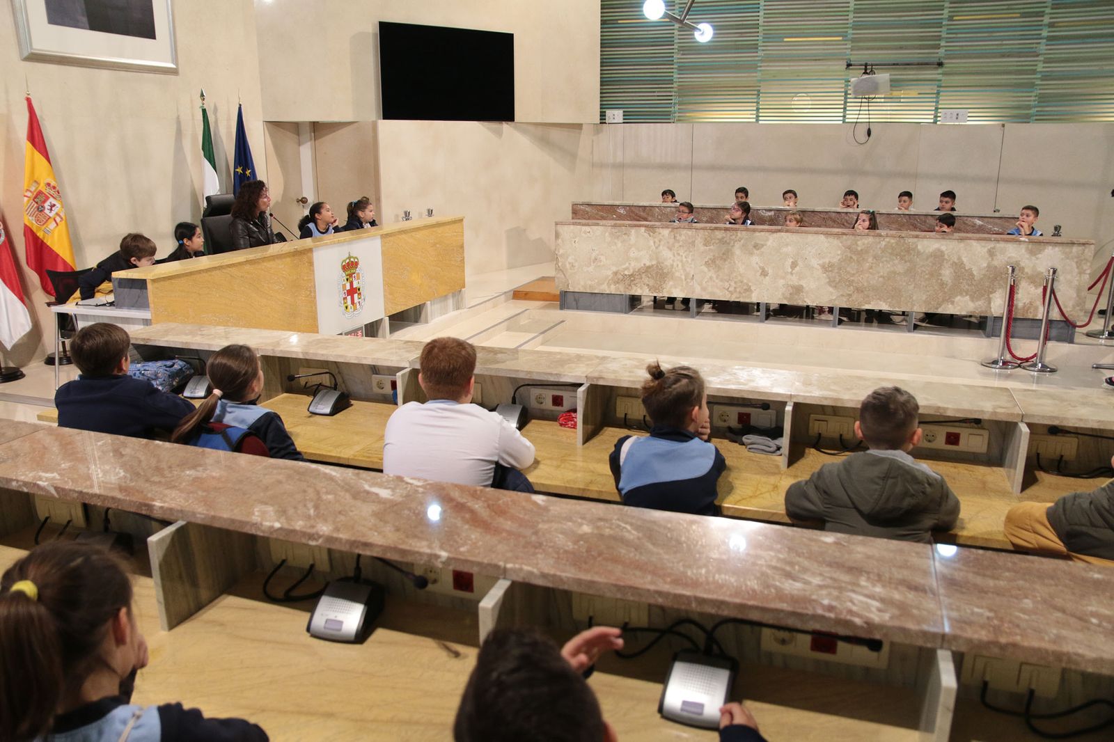 Los alumnos de la SAFA, concejales por un día