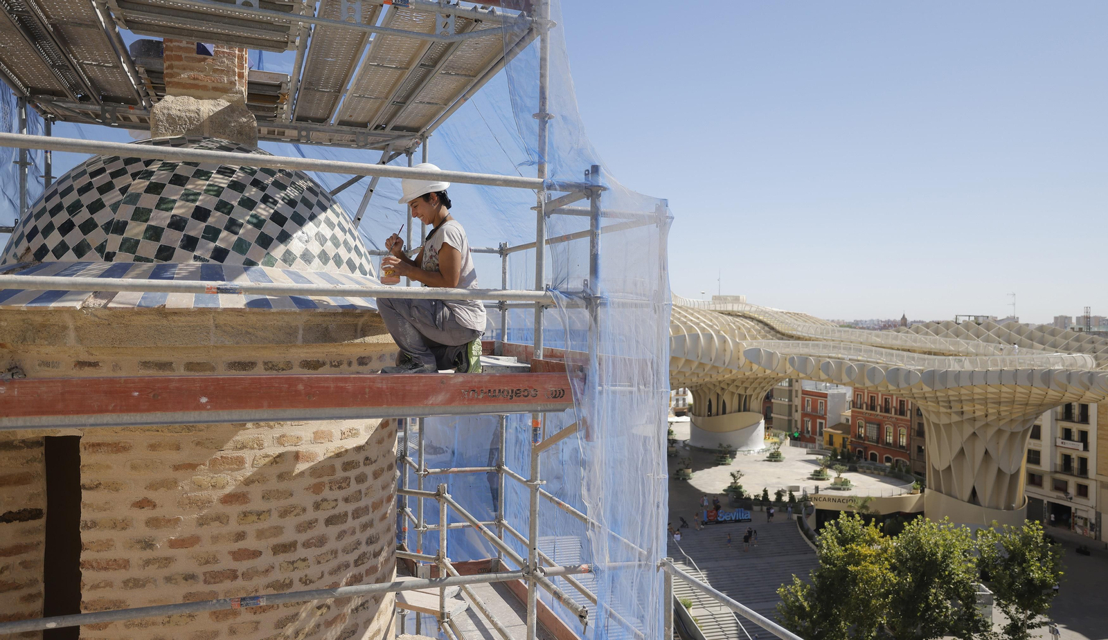 Las imágenes de la restauración de la Iglesia de la Anunciación